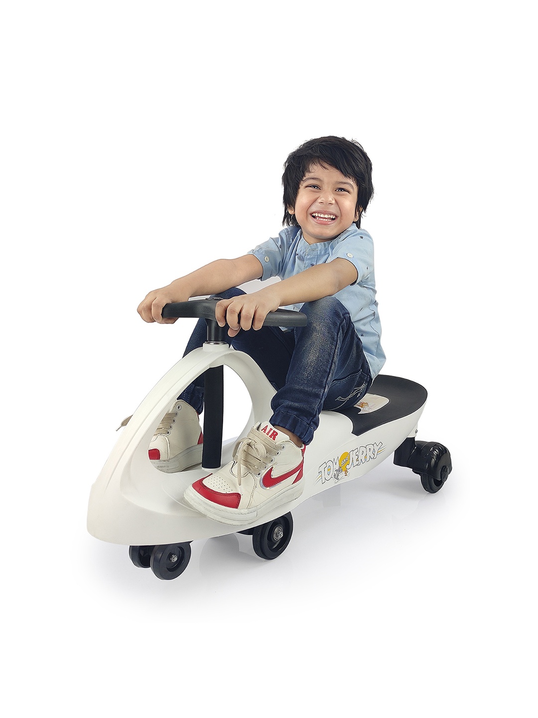 

Dash Unisex Kids Tom & Jerry Magic Swing Car, White