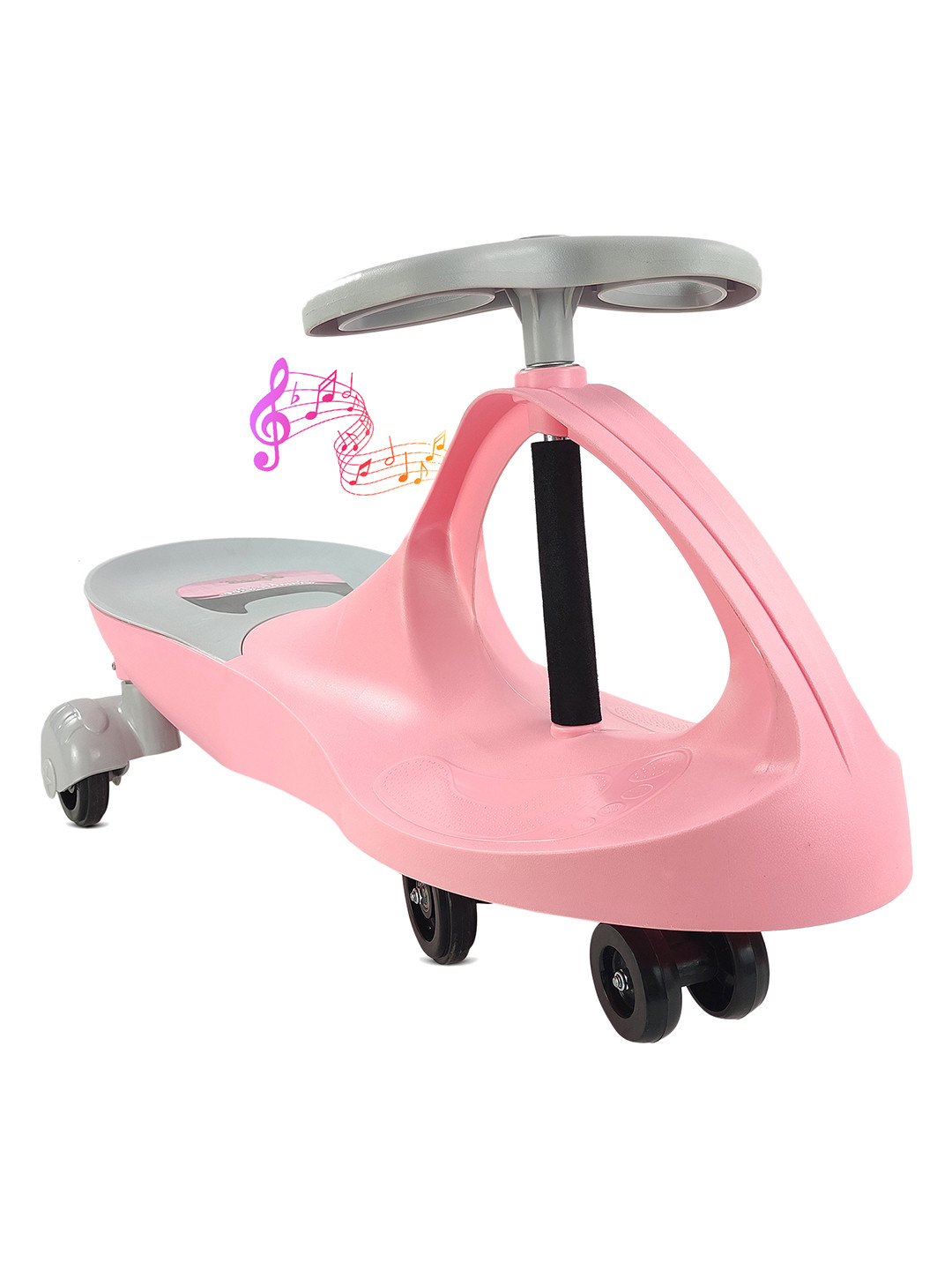 

Dash Kids Swing Car With Music Vehicle, Pink