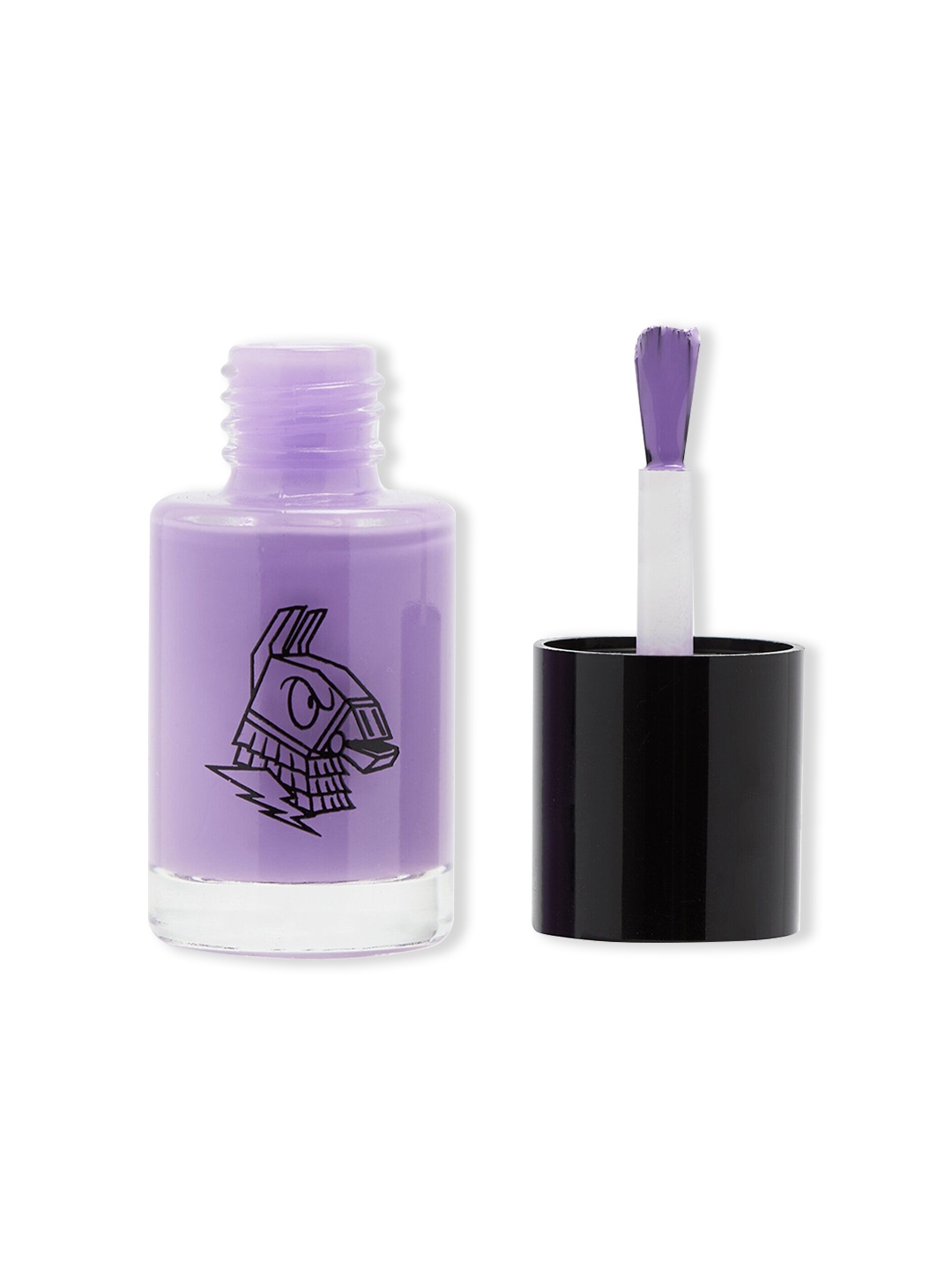 

Makeup Revolution London X Fortnite Quick-Dry Nail Polish 6ml - Supply LLama, Purple