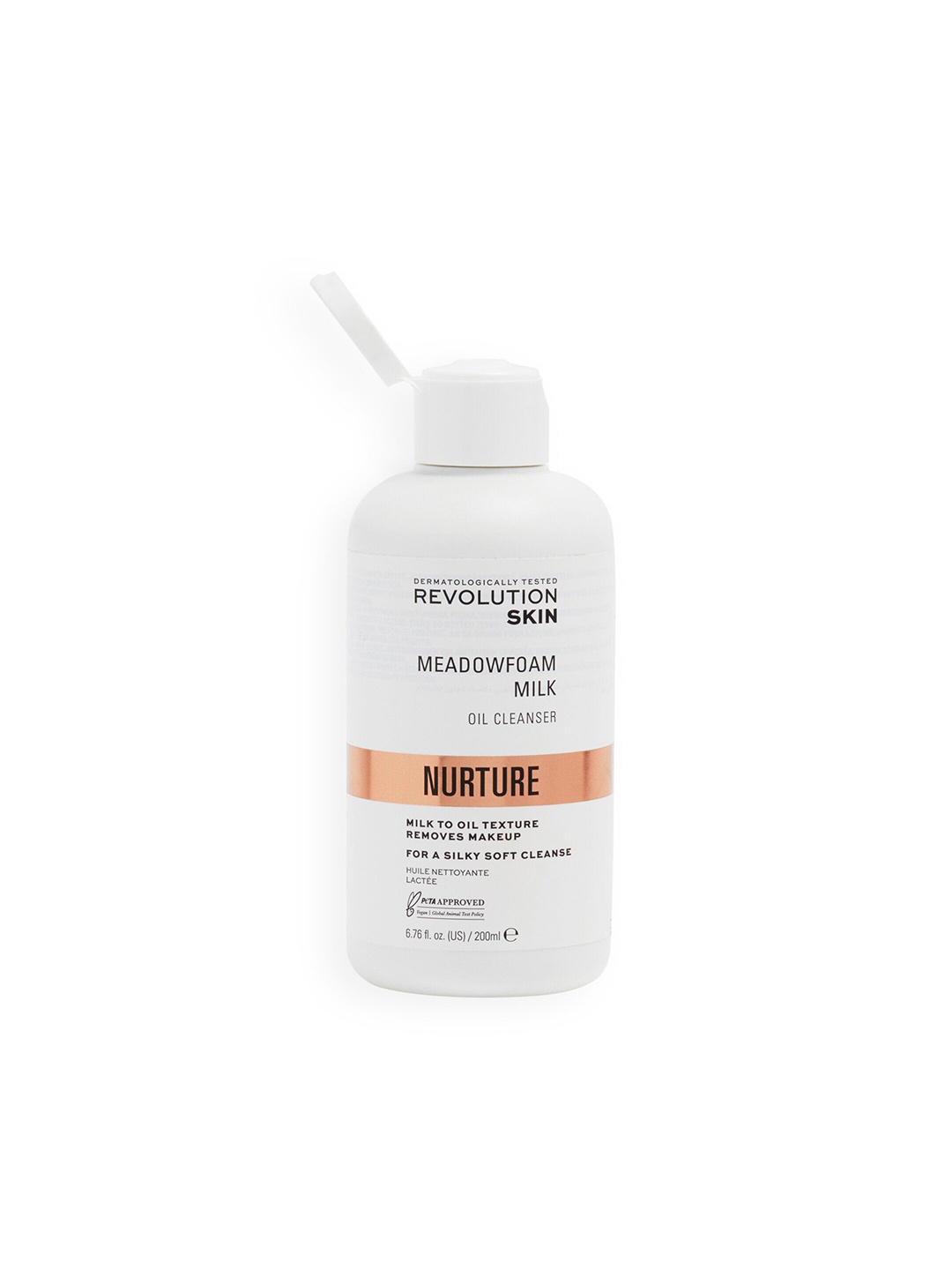 

Makeup Revolution London Skincare Nurture Meadowfoam Milk Oil Cleanser - 200ml, White