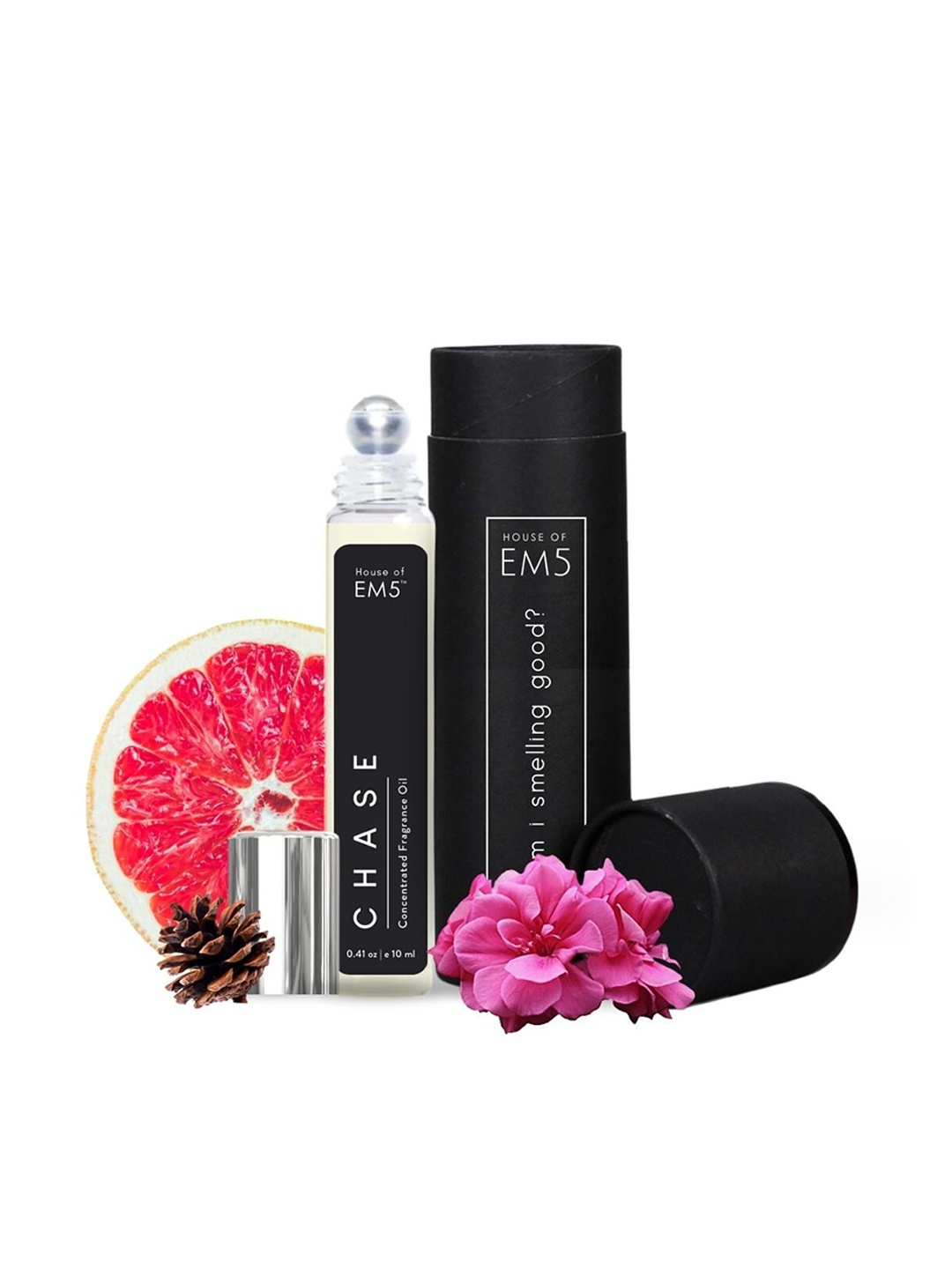 

EM5 Men Chase Alcohol-Free Perfume Roll-On - 10ml, Black