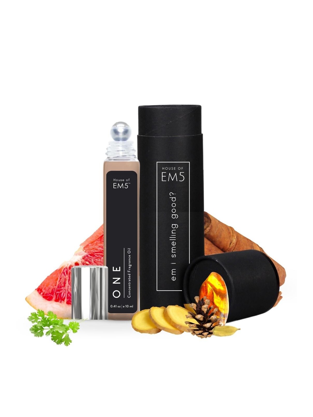 

EM5 One Alcohol-Free Perfume Roll-On - 10 ml, Black