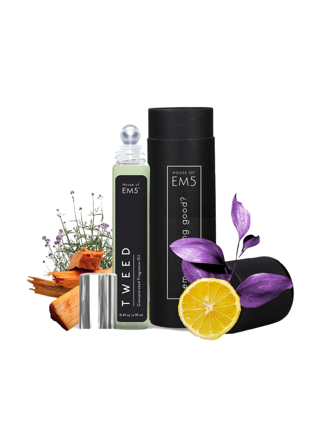 

EM5 Men Tween Alcohol-Free Perfume Roll-On - 10ml, Black