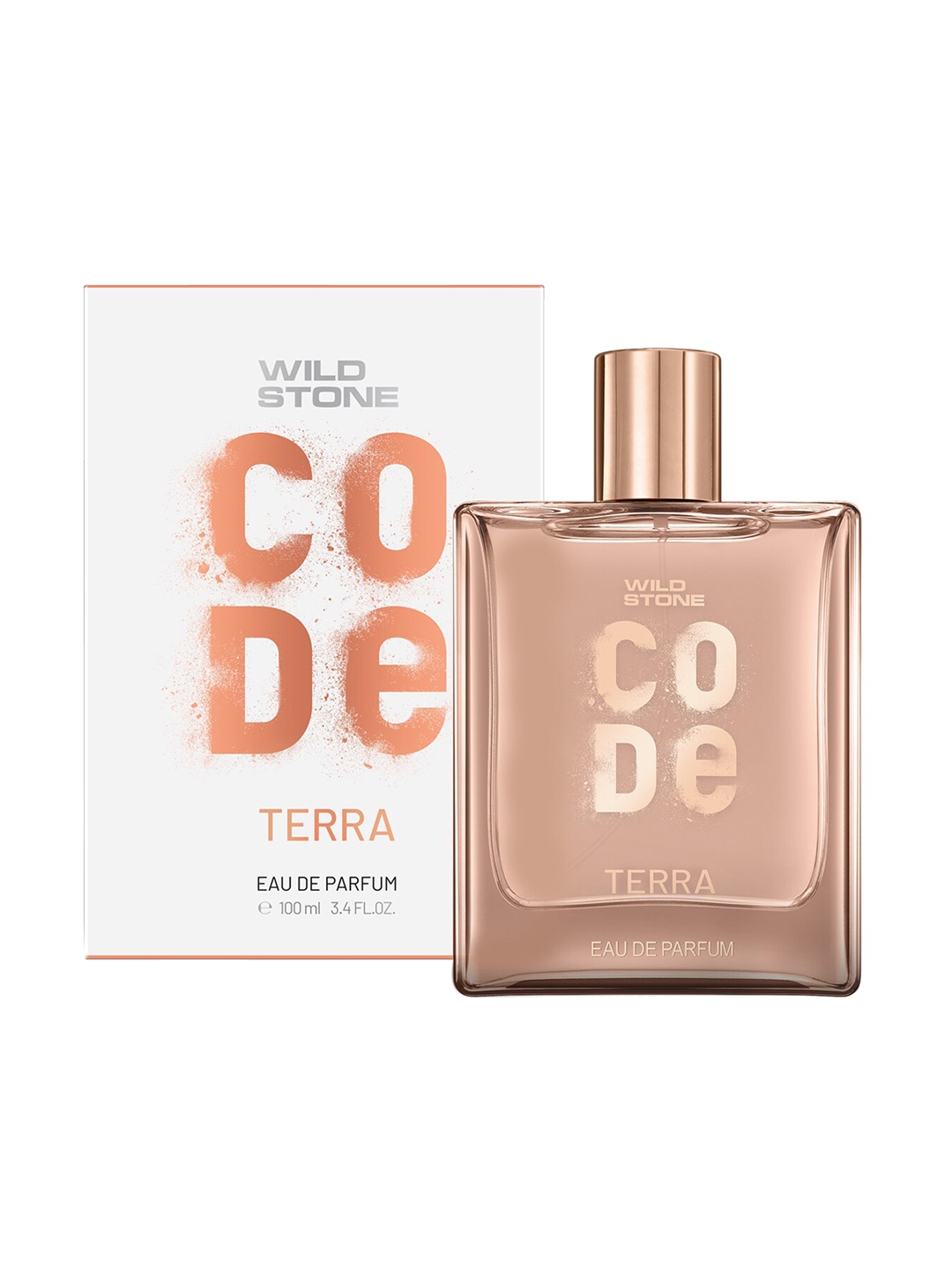

Wild stone Men Code Terra Long Lasting Eau De Parfum 100 ml, Brown