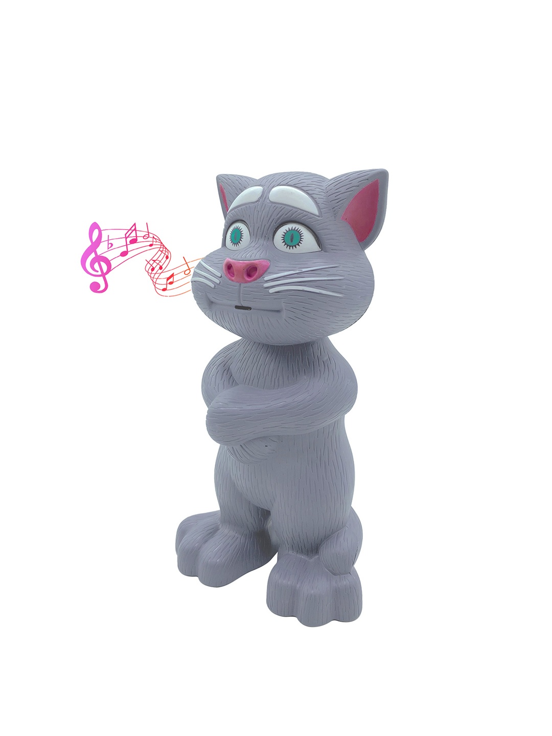 

NHR Talking Tom Speaking Cat Musical Toy, Grey