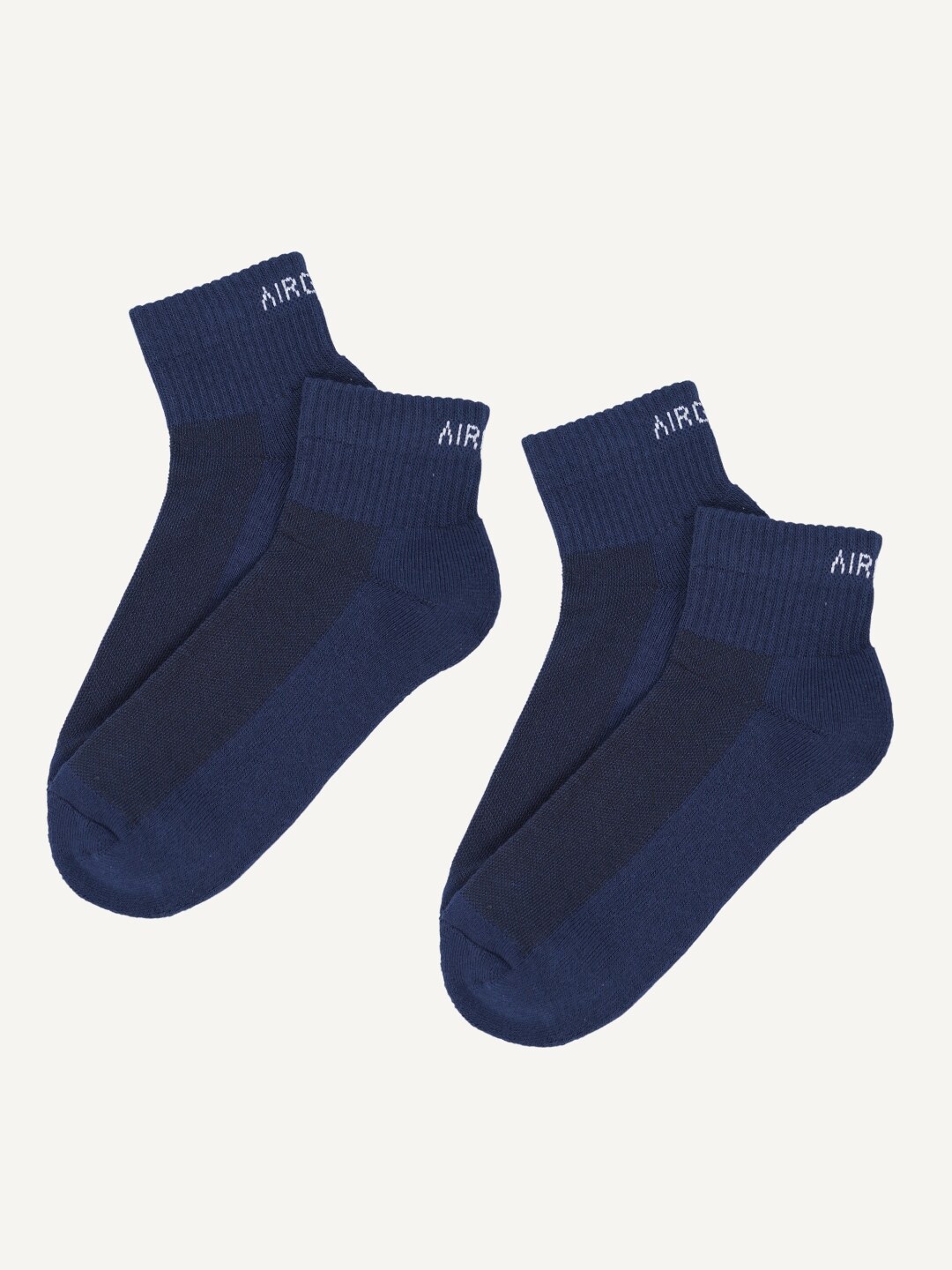 

AIR GARB Unisex Pack Of 2 Soft And Breathable Cushioned Ankle Length Socks, Blue