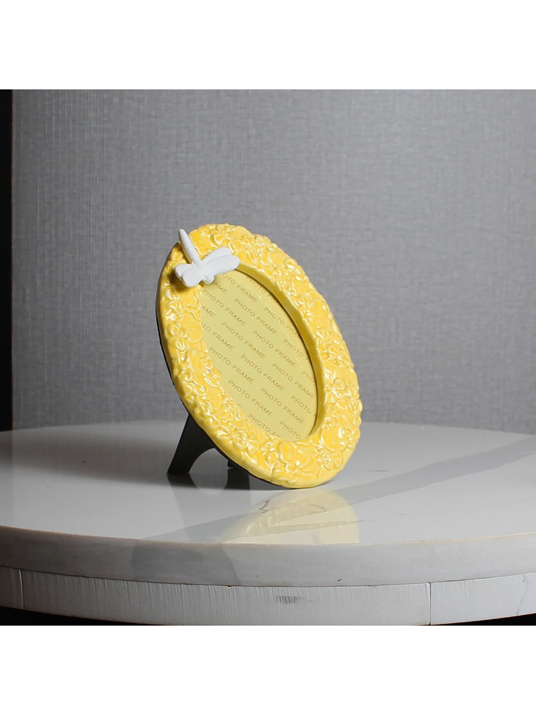 

Izzhaar Yellow Dragon Fly Ceramic Photo Frame