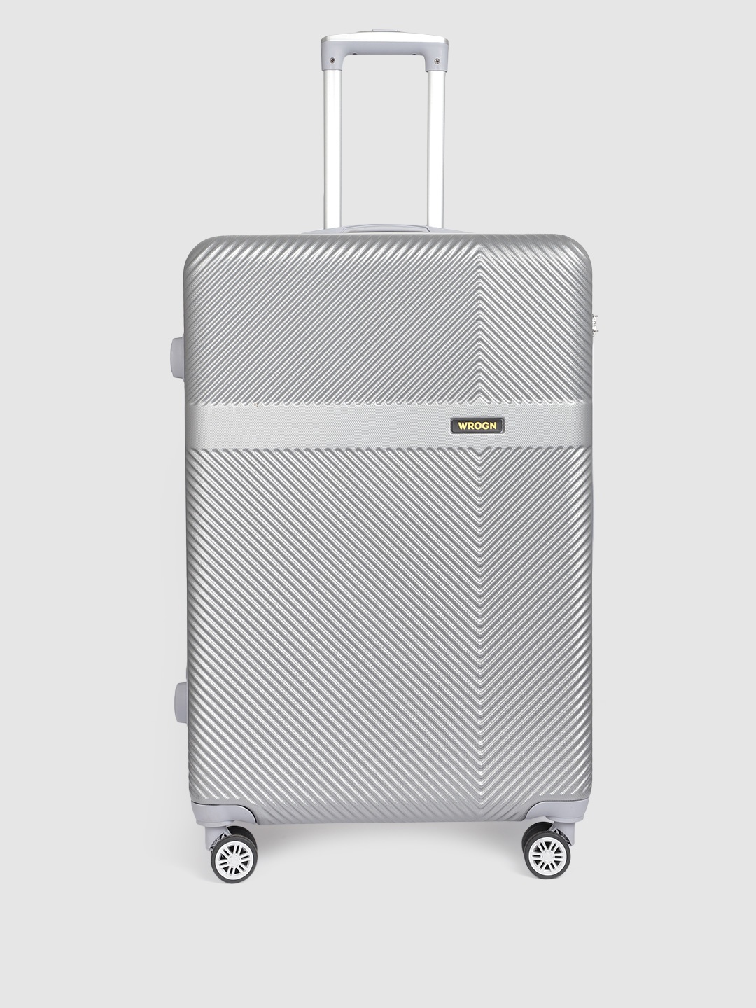 

WROGN Textured Hard Large Trolley Bag- 65 cm, Grey