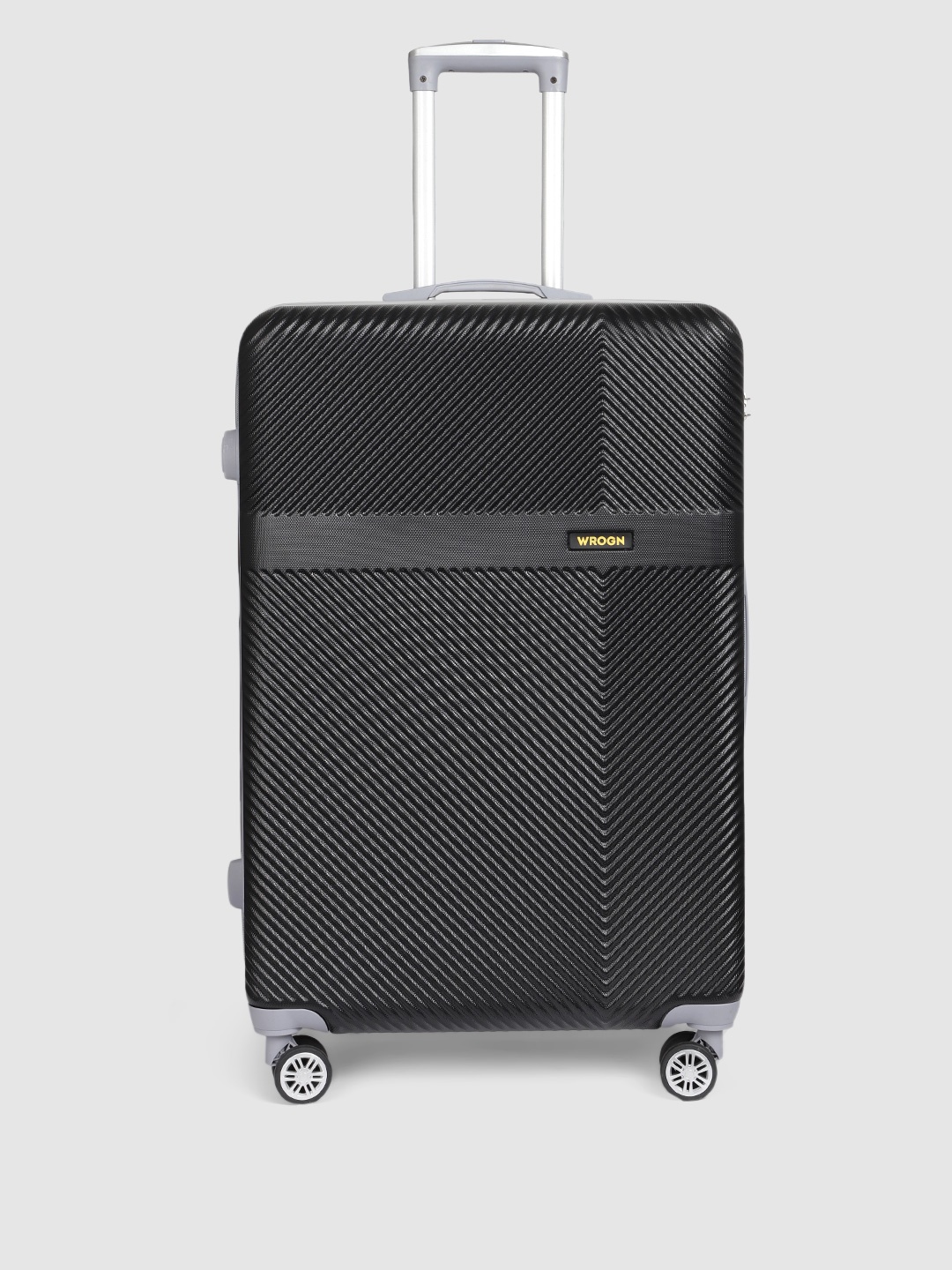 

WROGN Textured Hard Large Trolley Bag- 65 cm, Black
