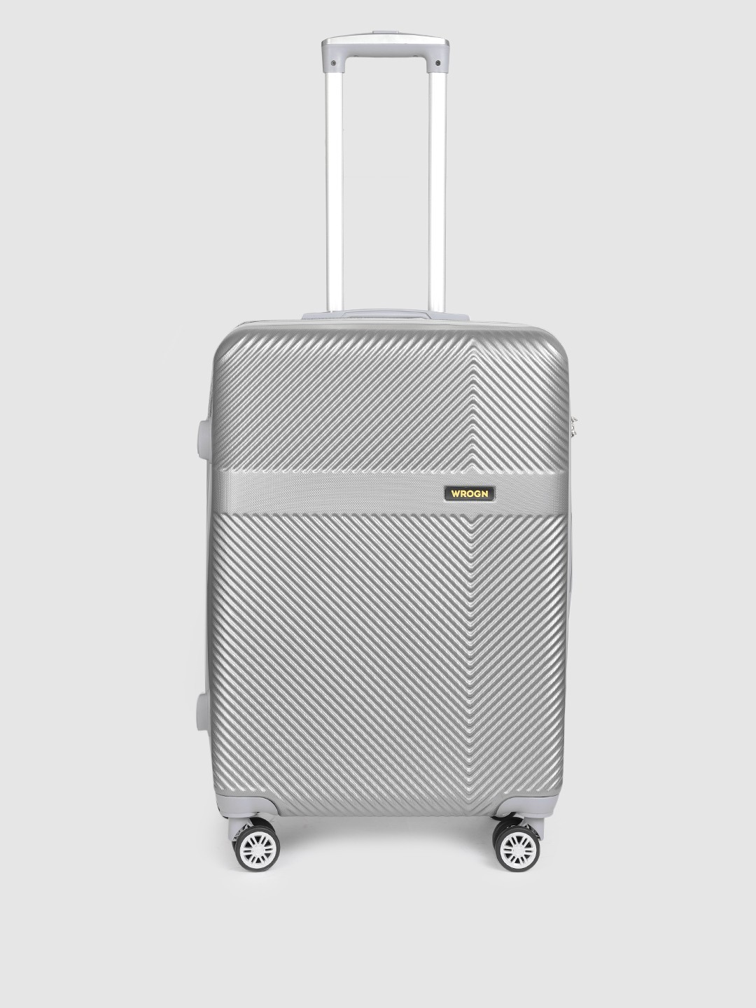 

WROGN Textured Hard Medium Trolley Bag- 56 cm, Grey