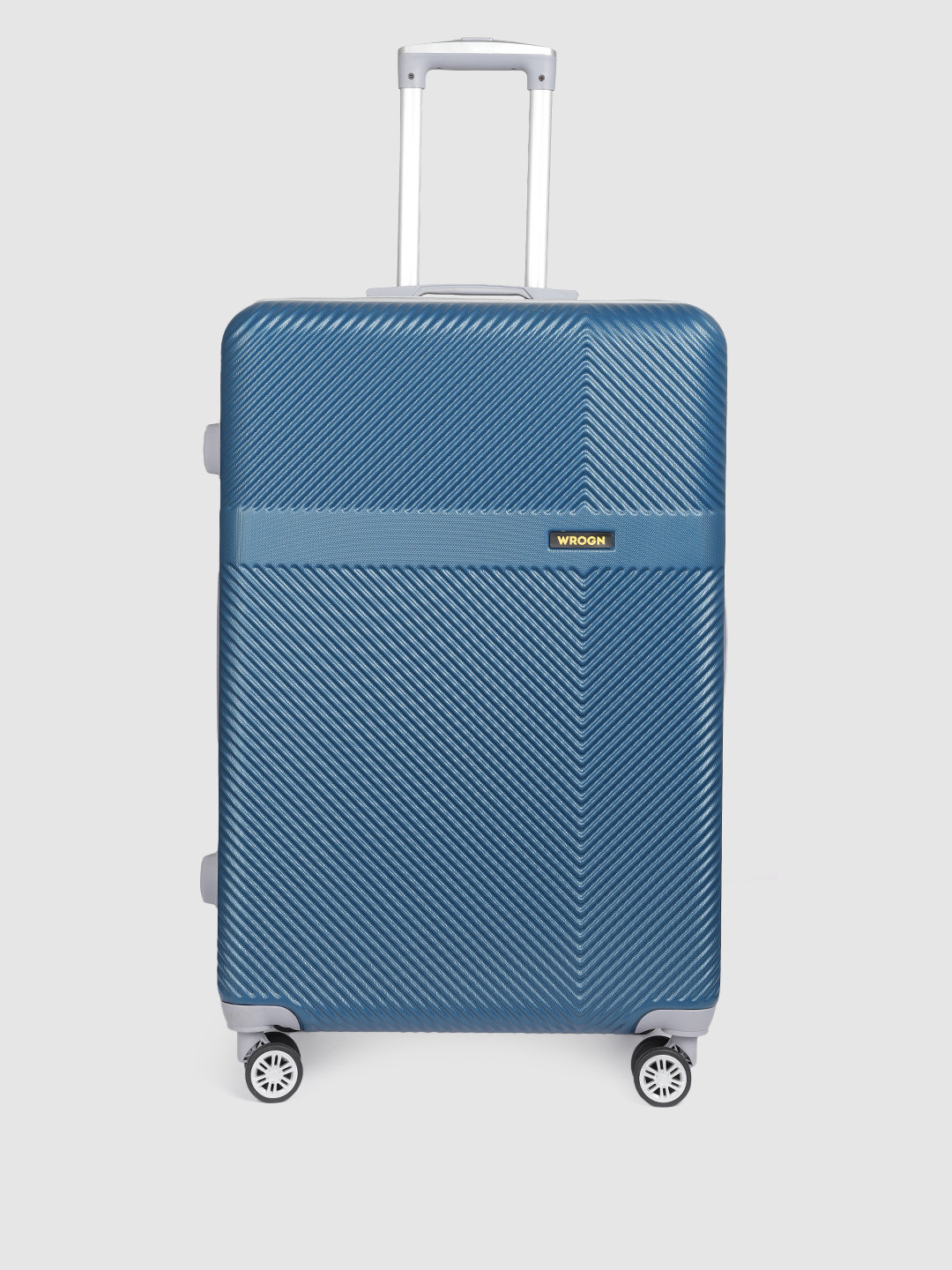 

WROGN Textured Hard Large Trolley Bag- 65 cm, Blue