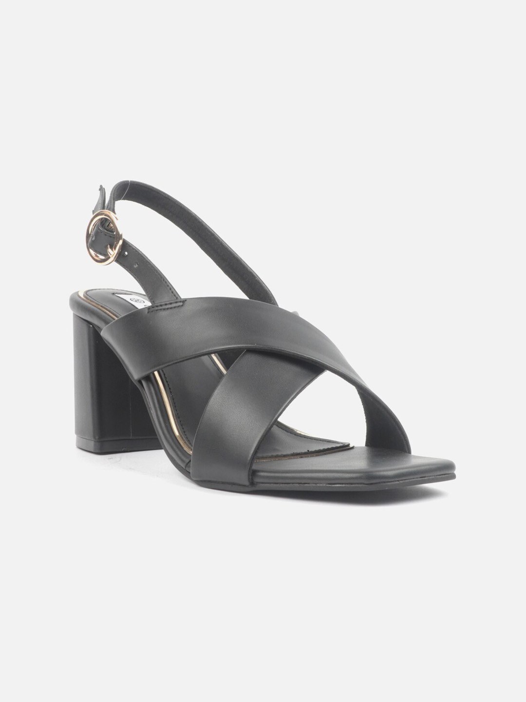 

Carlton London Open Toe Block Heels, Black