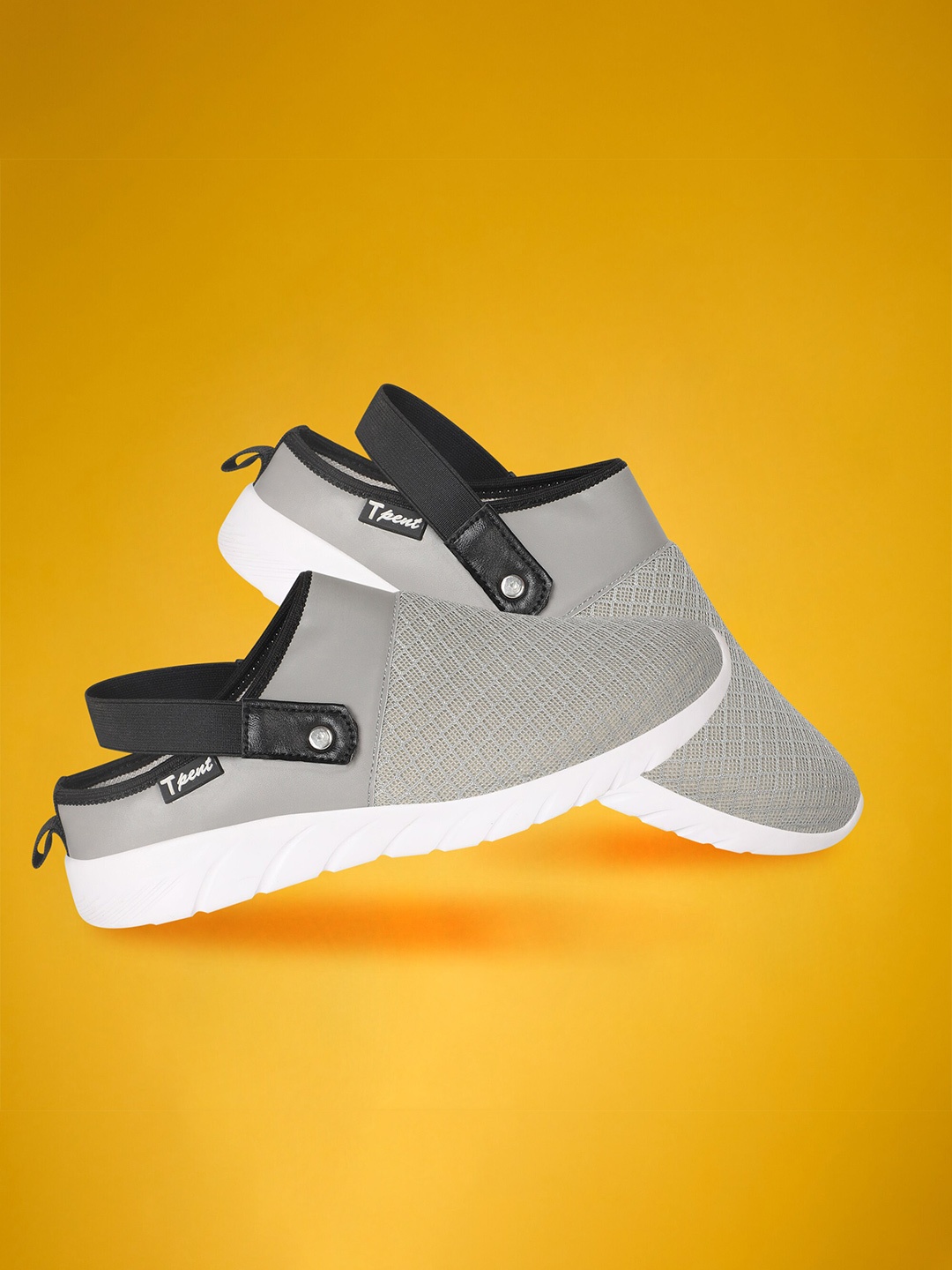 

TPENT Women Mesh Running Non-Marking Shoes, Grey