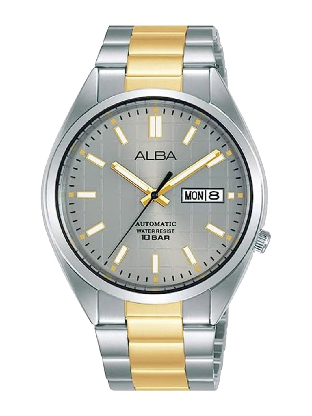 

Alba Men Stainless Steel Bracelet Style Straps Analogue Multi Function Watch, Grey