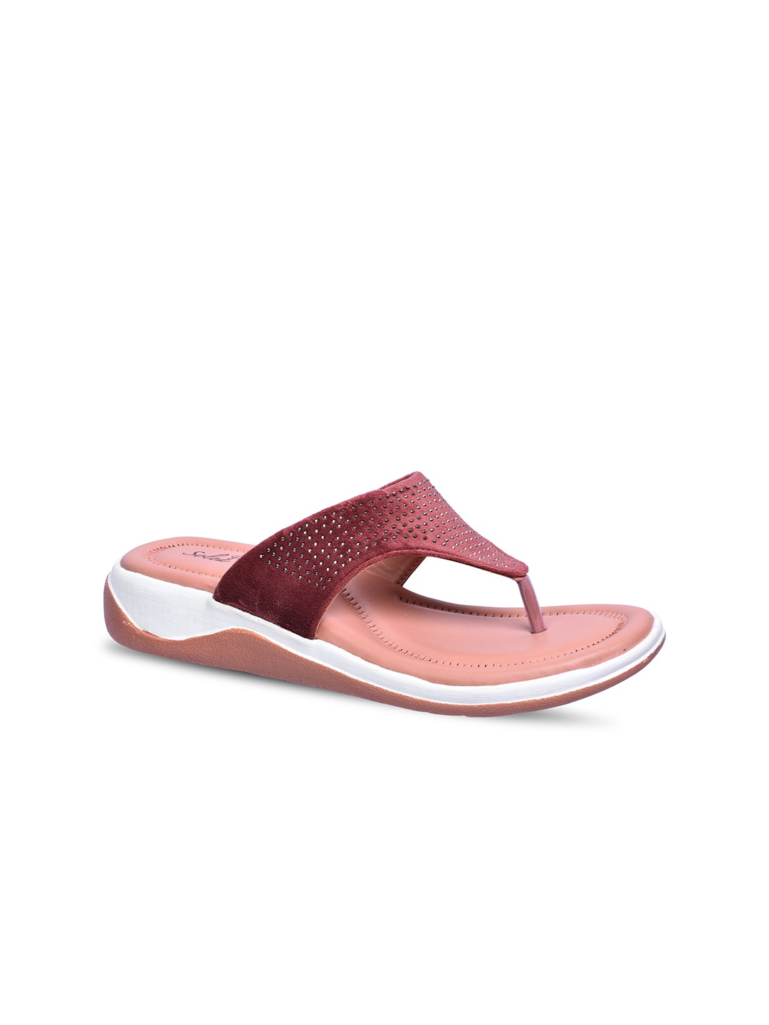 

Paragon Embellished Lightweight Open Toe Flats, Pink