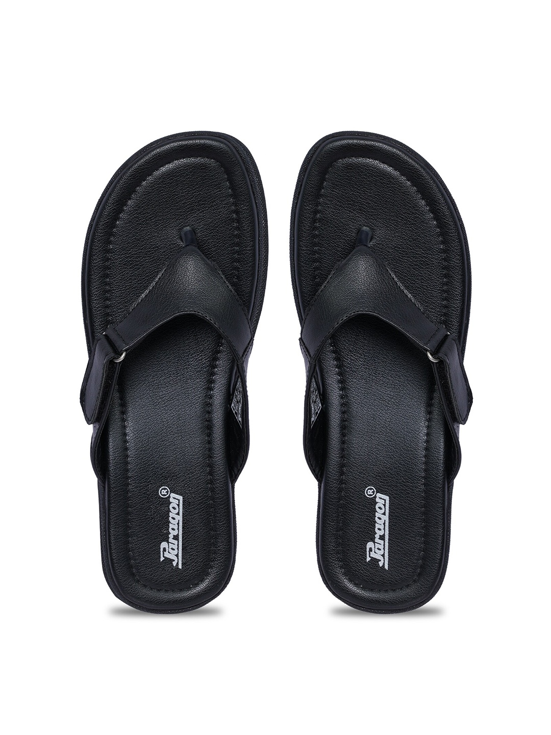 

Paragon Men Textured Lightweight Comfort Sandals, Black