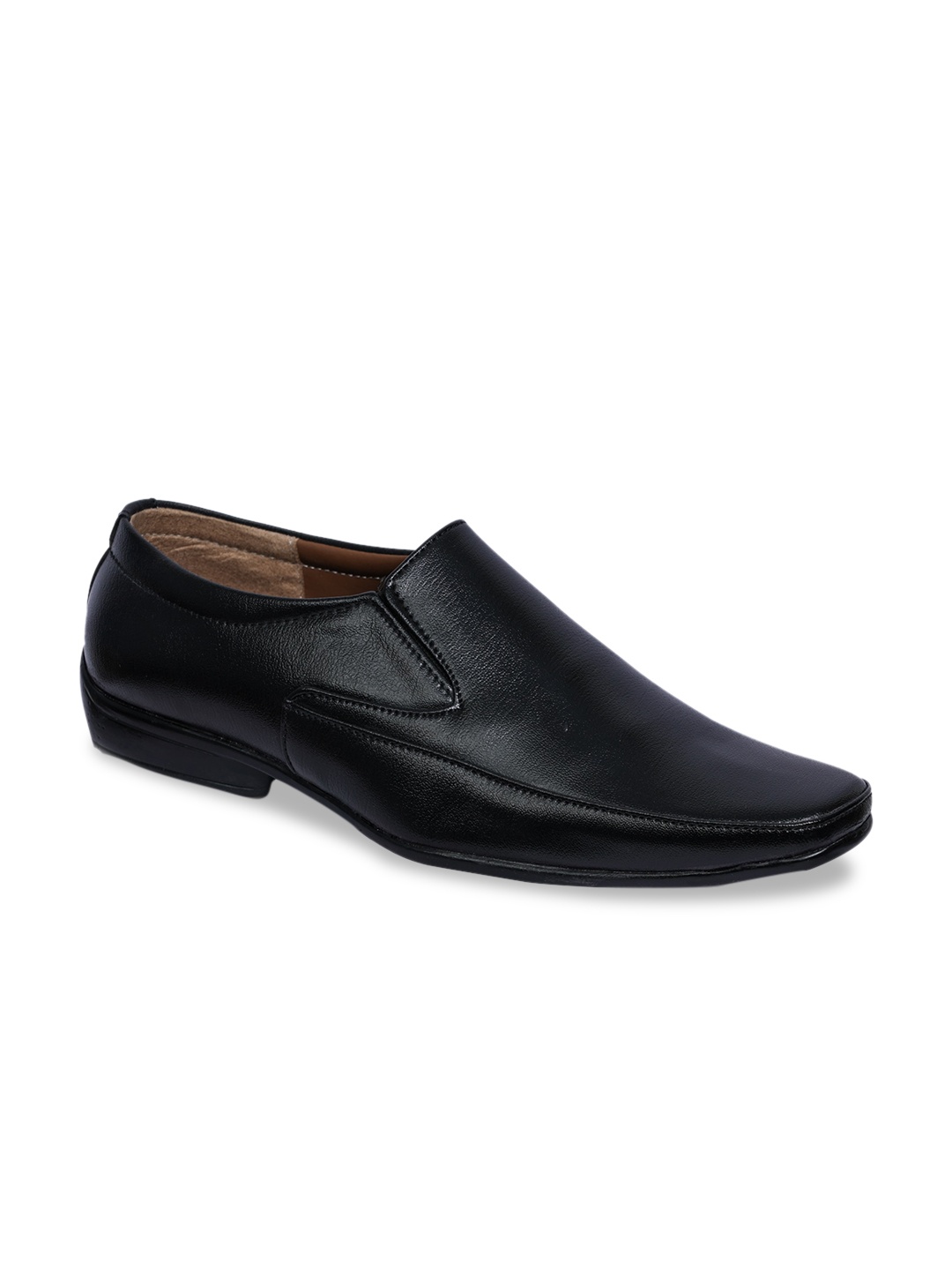 

Paragon Men Textured Formal Loafers, Black
