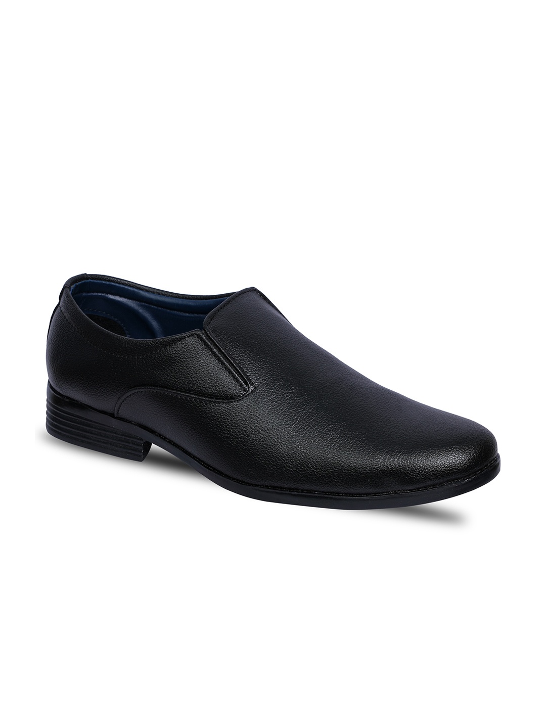 

Paragon Men Textured Formal Slip-On Shoes, Black