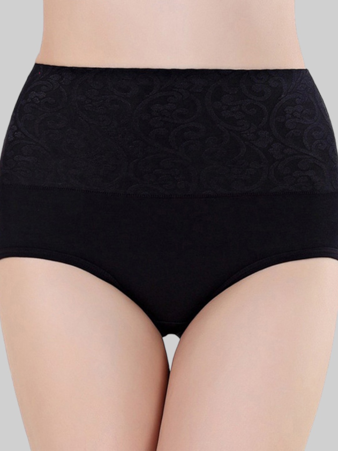 

PLUMBURY High Waist Tummy Control Briefs PLPANTY22121744BLACK-M, Black