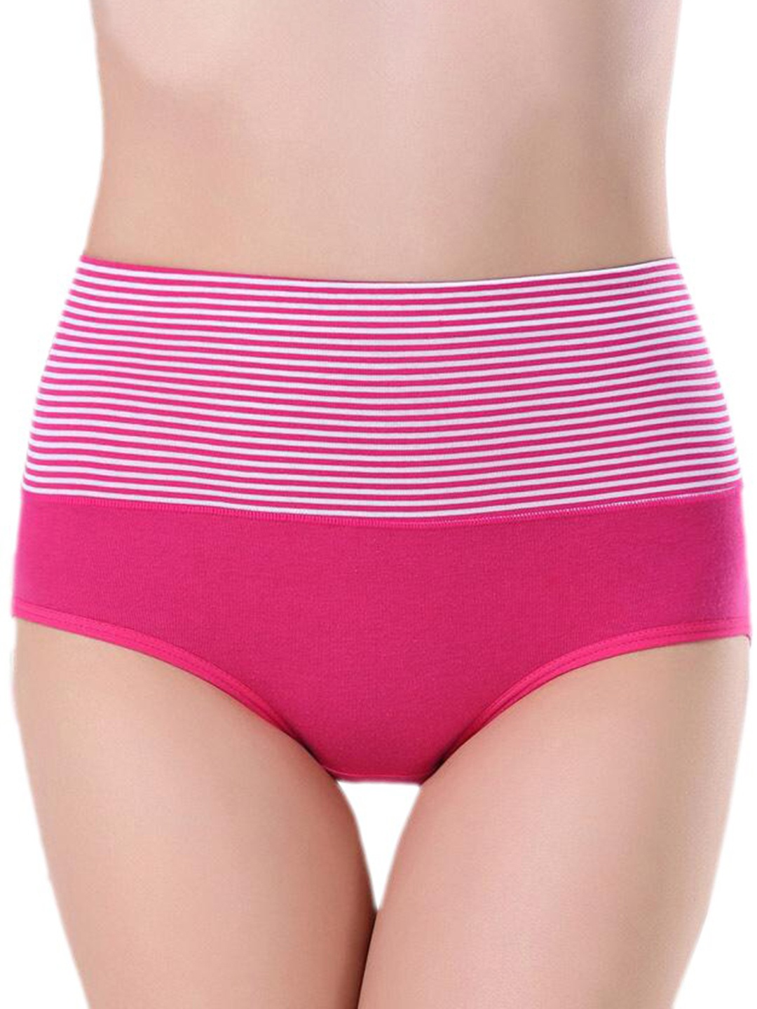 

PLUMBURY High Waist Tummy Shaper Brief PLPANTY803PNKM, Pink