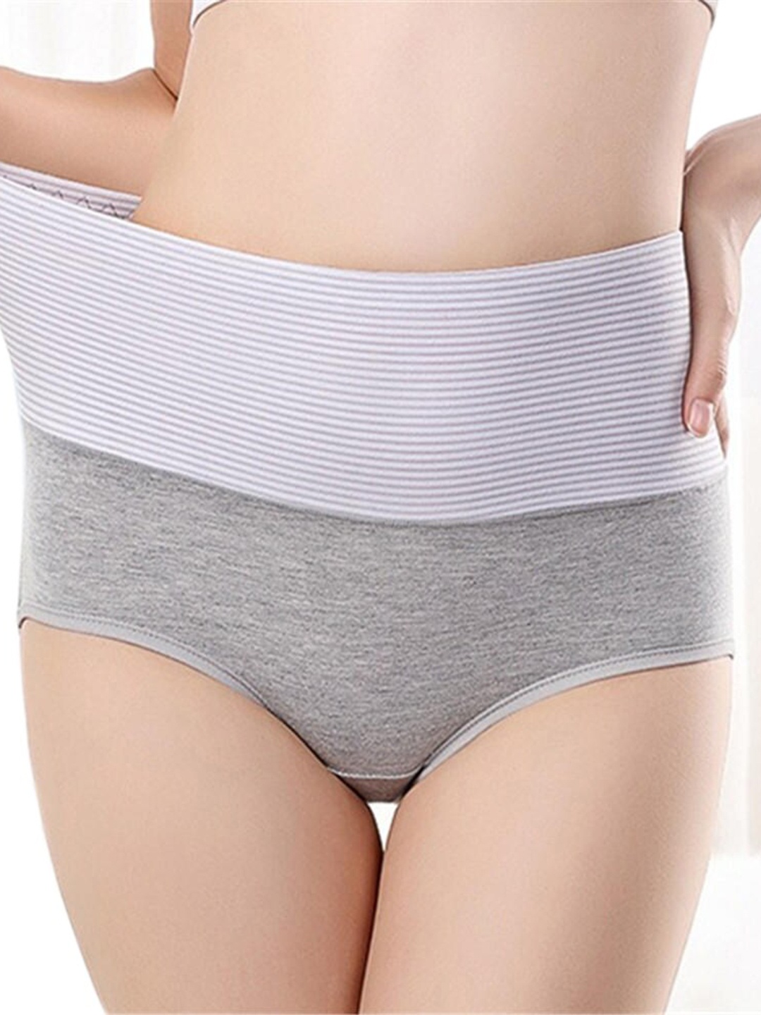 

PLUMBURY High Waist Tummy Shaper, Grey