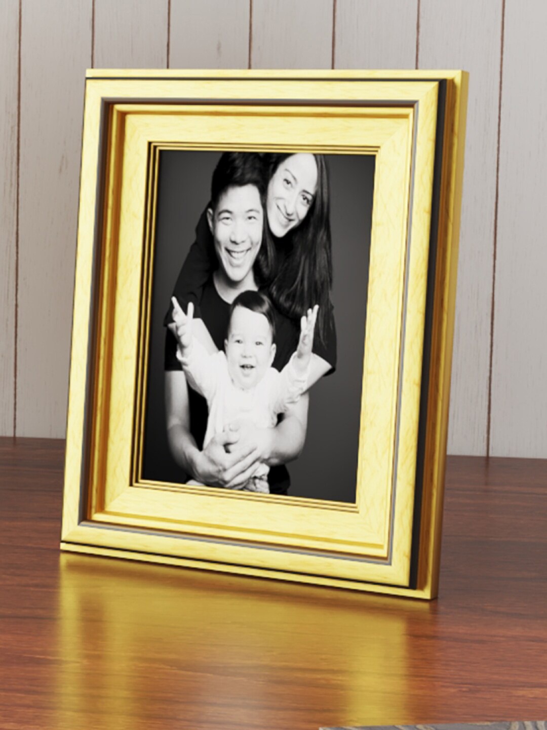

Art Street Golden 3D Picture Table Top Photo Frame, Gold