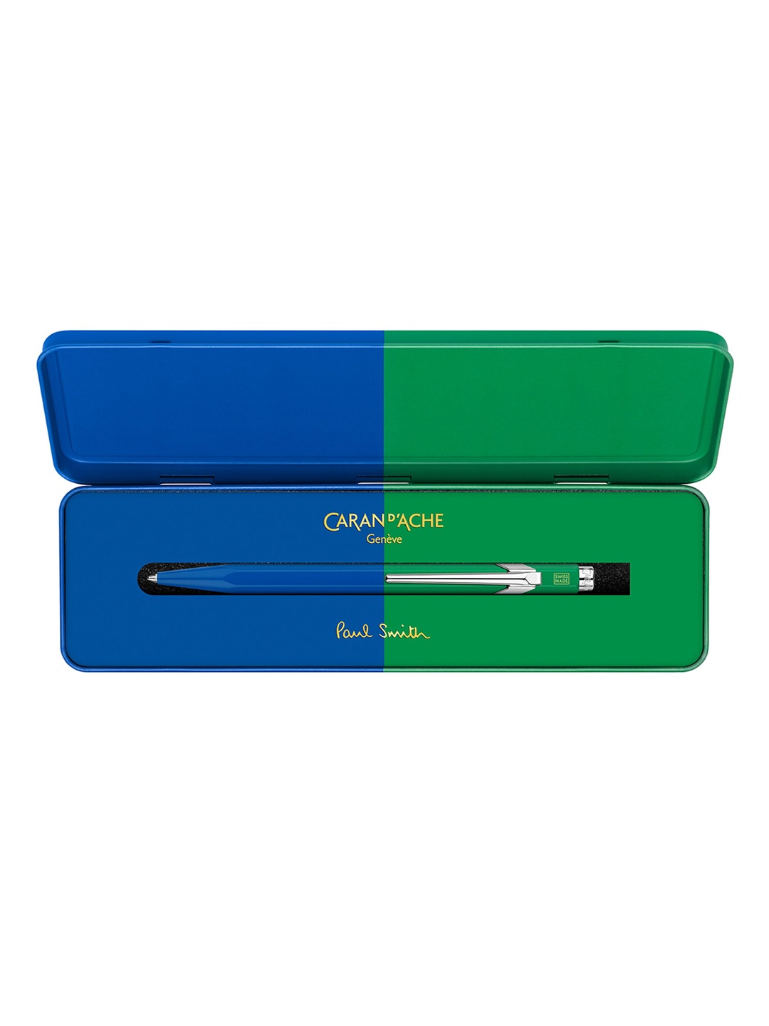 

Caran D Ache 849 Bille Paul Smith Colorblocked Ball Pen, Green