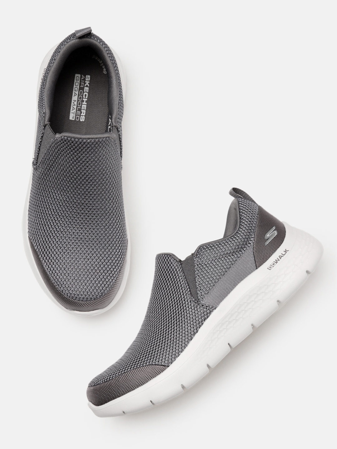 

Skechers Men Go Walk Flex Impeccable II Walking Shoes, Grey