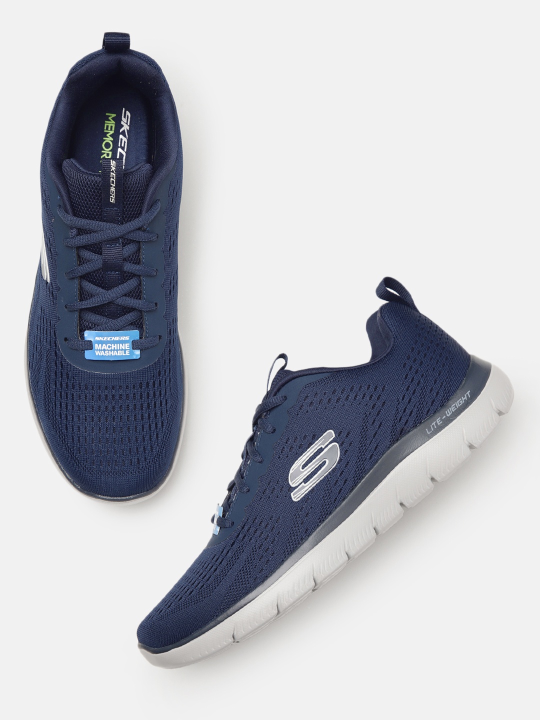 

Skechers Men Summit Torre Sneakers, Navy blue