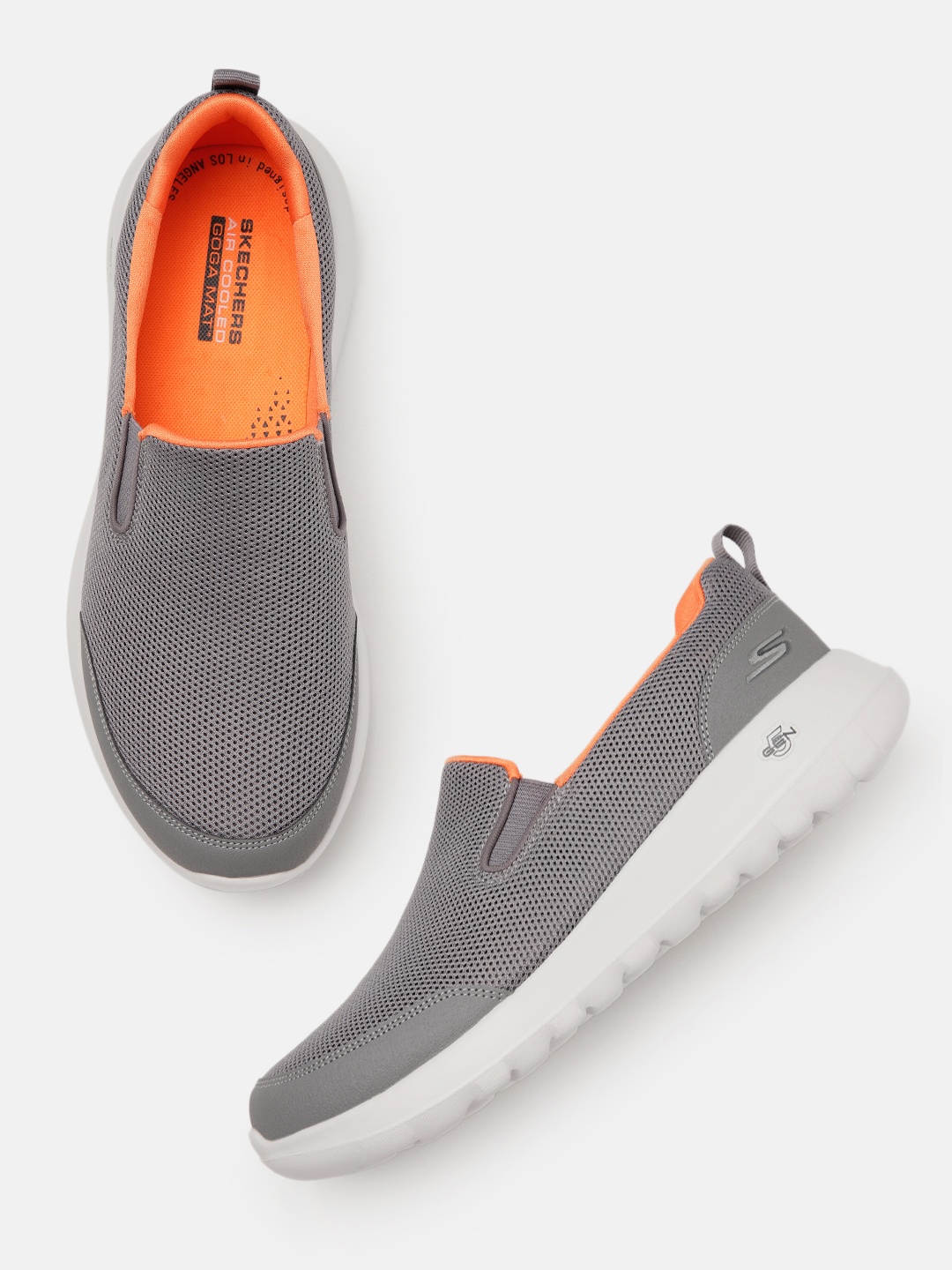 

Skechers Men Go Walk Max Clinched Walking Shoes, Charcoal