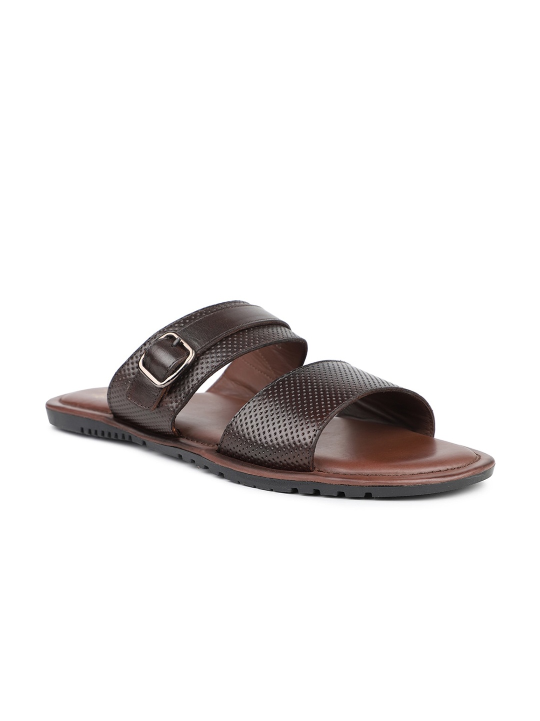 

ATESBER by Inc.5 Leather Comfort Sandals, Brown