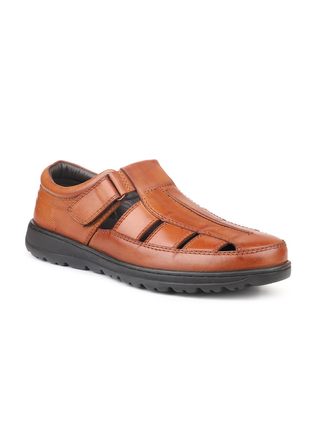 

ATESBER by Inc.5 Leather Fisherman Sandals, Tan