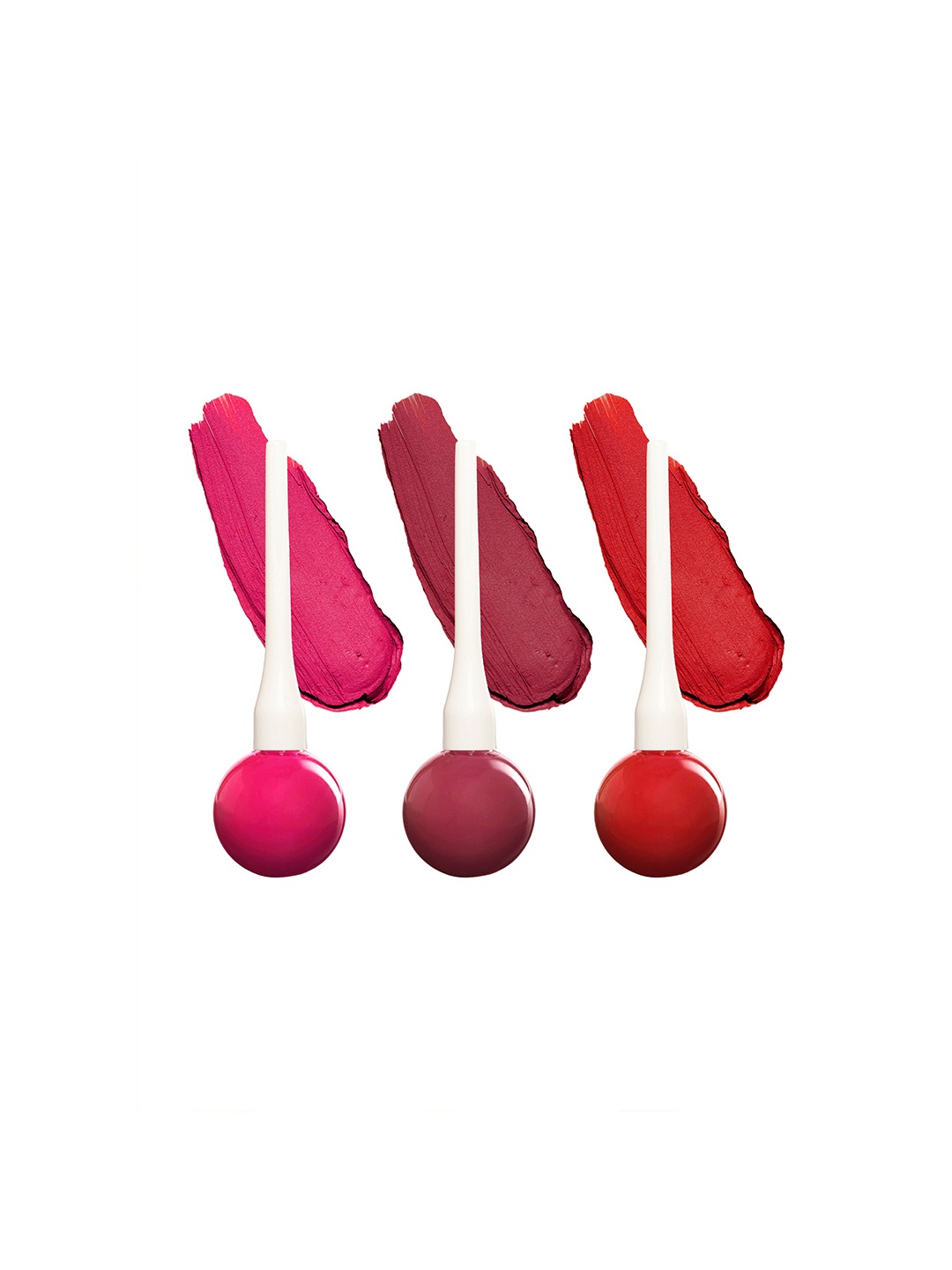 

Blue Heaven Set of 3 Candy Crush Non-Transfer Matte Lip Color 10 ml Each - Gummy Pop, Pink
