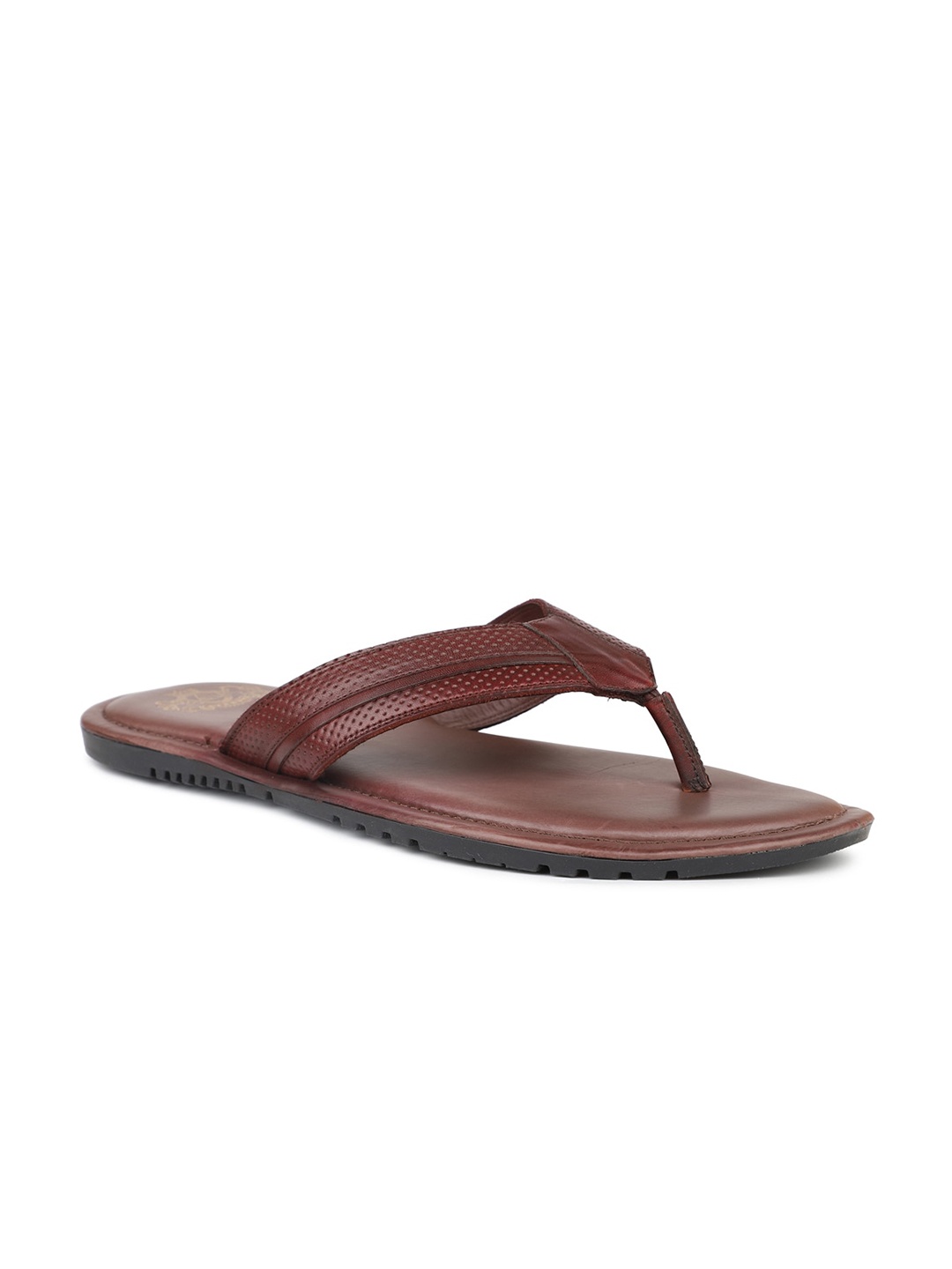 

ATESBER by Inc.5 Leather Comfort Sandals, Red