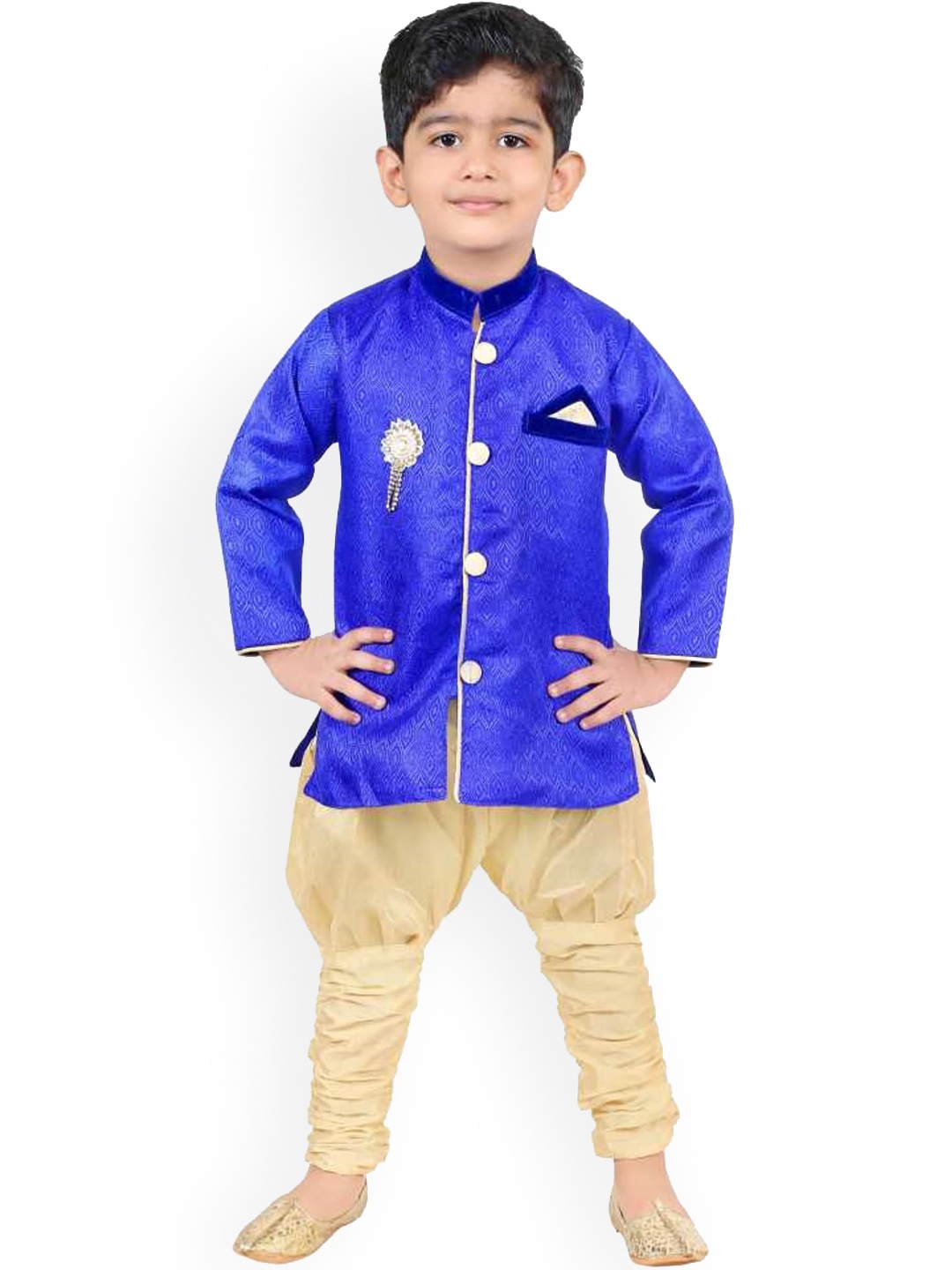 

CELEBRITY CLUB Boys Self-Design Clothing Set, Blue