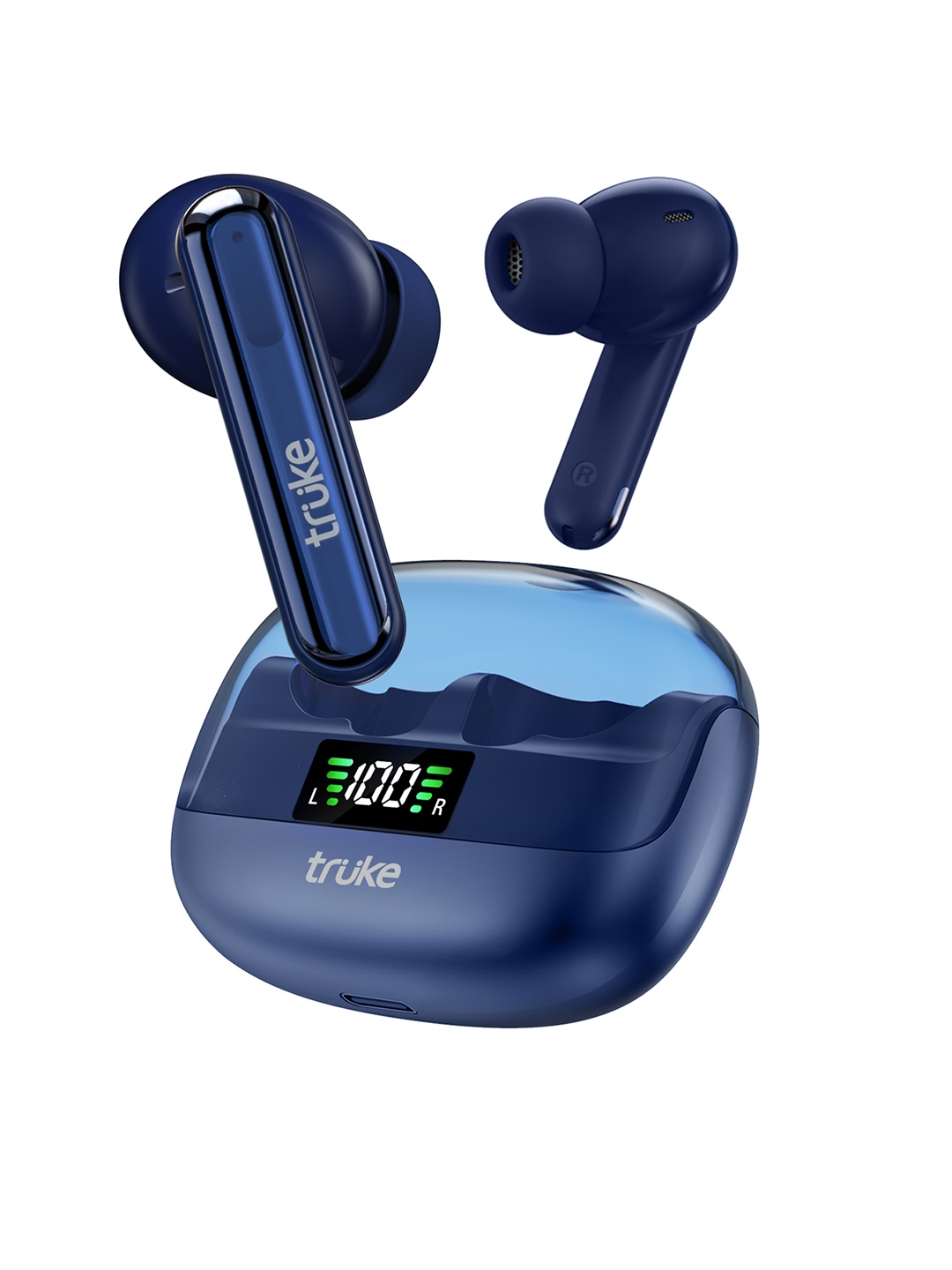 

truke Buds Vibe True Wireless in Ear Earbuds, Blue