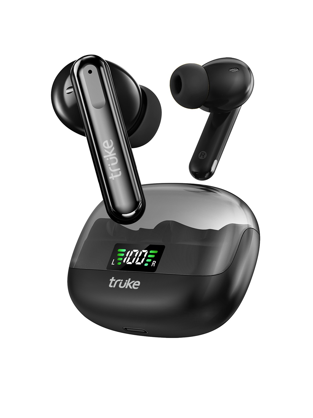 

truke Buds Vibe True Wireless in Ear Earbuds, Black