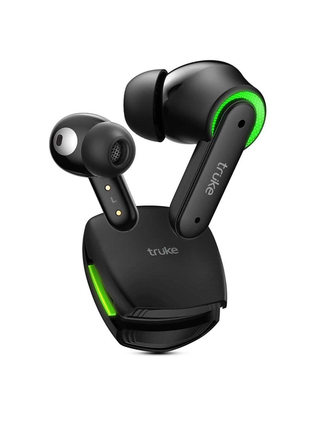 

Truke BTG Neo with Dual Pairing Earbuds With 80H Playtime, Black
