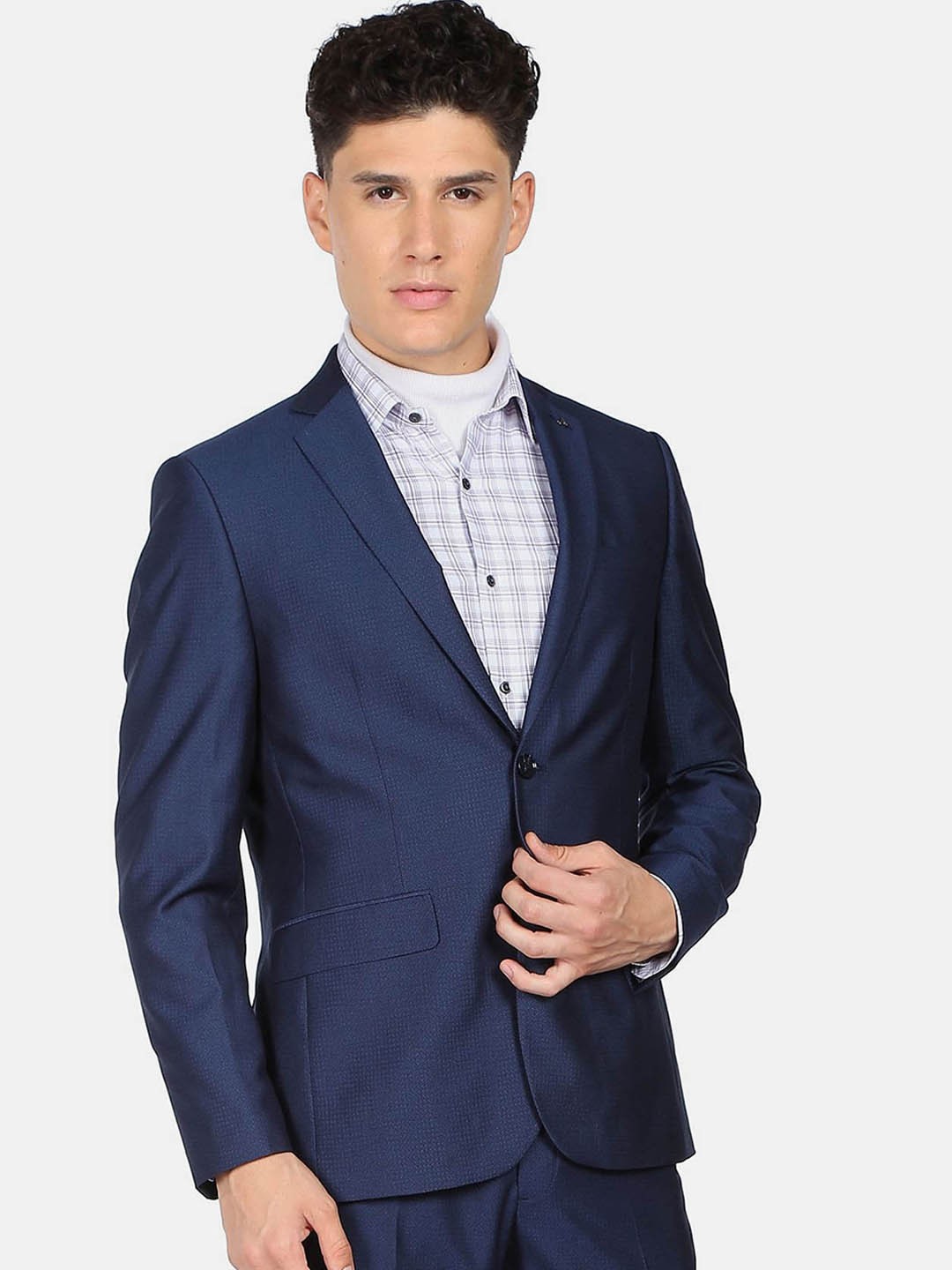 

Arrow Tailored Single-Breasted 2-Pieces Formal Suit, Navy blue