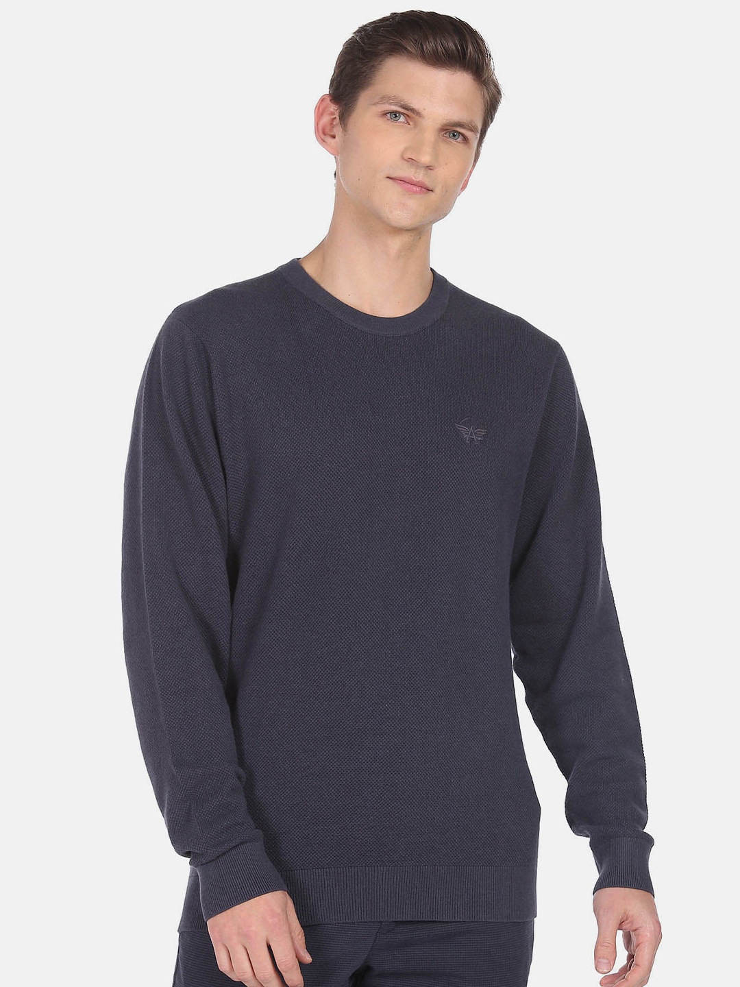 

Arrow Long Sleeves Pullover, Blue