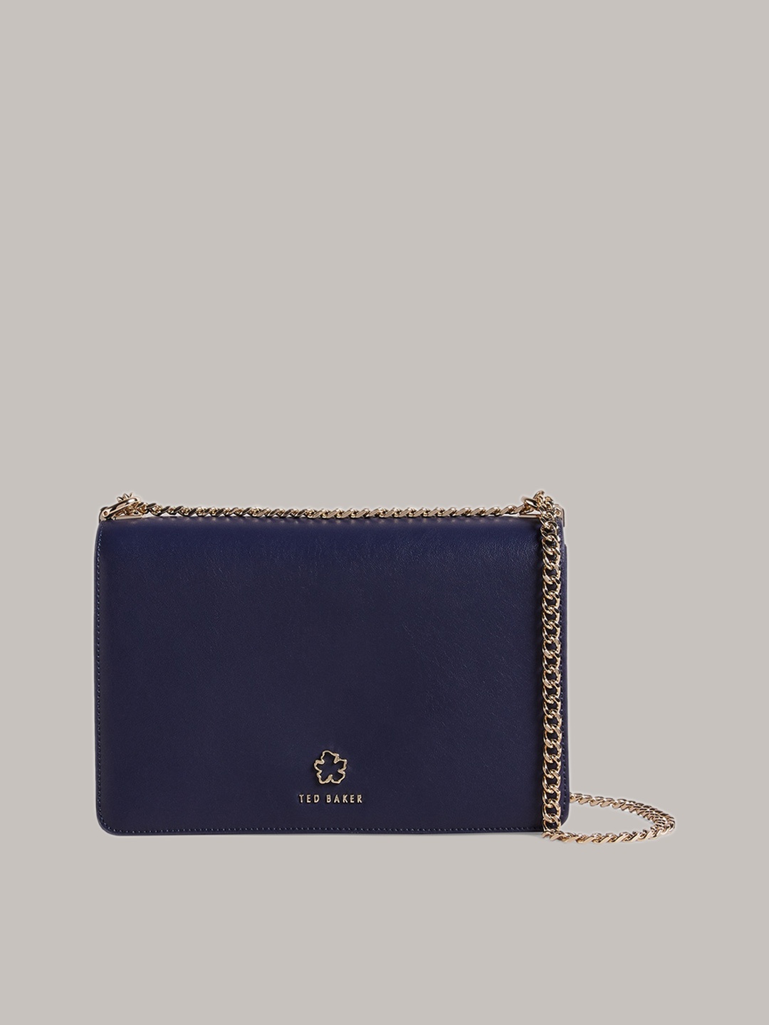 

Ted Baker Leather Structured Sling Bag, Navy blue