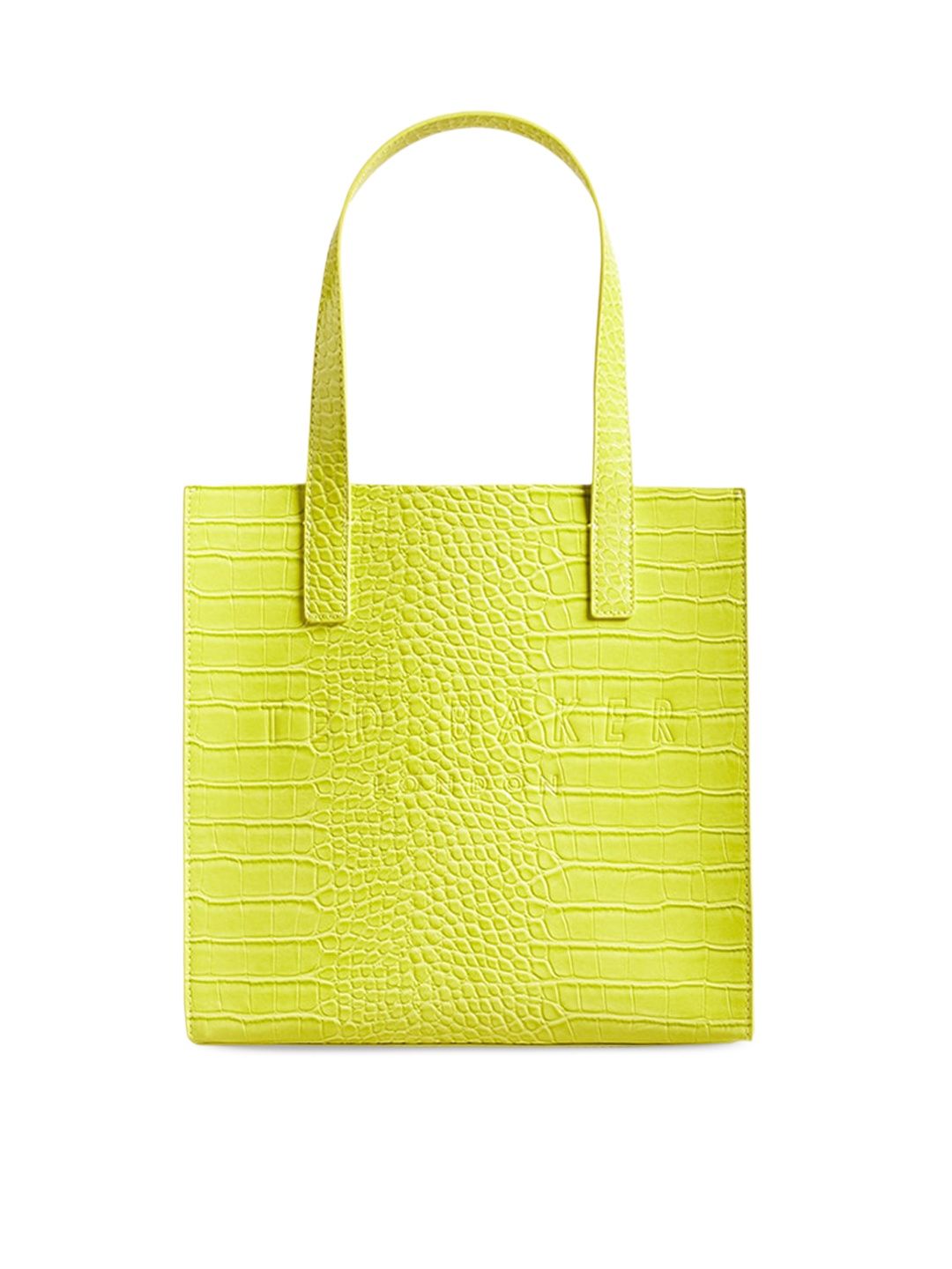 

Ted Baker Animal Textured PU Tote Bag, Lime green