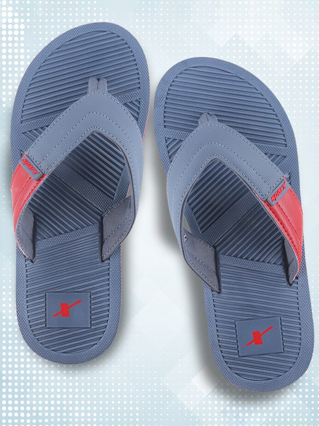 

Sparx Men Textured Thong Flip-Flops, Grey