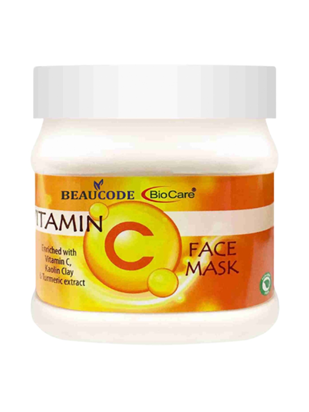 

BEAUCODE BIOCARE Vitamin C Face Mask with Kaolin Clay & Turmeric Extract - 250ml, Orange