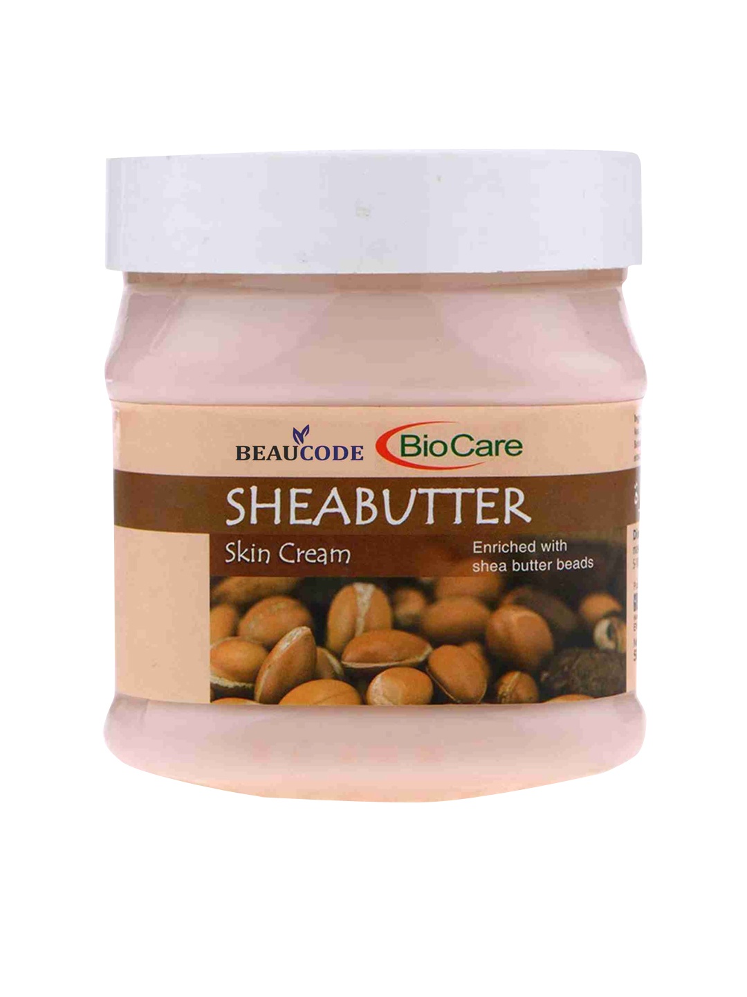 

BEAUCODE BIOCARE Shea Butter Skin Cream with Shea Butter Beads - 250 ml, Brown