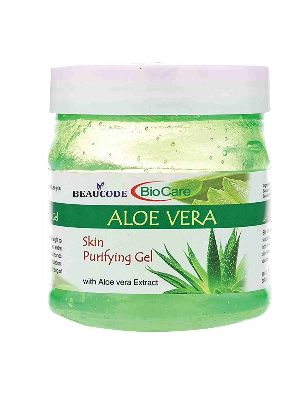 

BEAUCODE BIOCARE Aloe Vera Skin Purifying Face Gel For All Skin Types - 250ml, Green