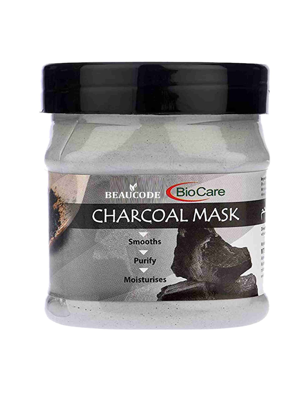 

BEAUCODE BIOCARE Charcoal Face Mask for All Skin Types - 250ml, Black