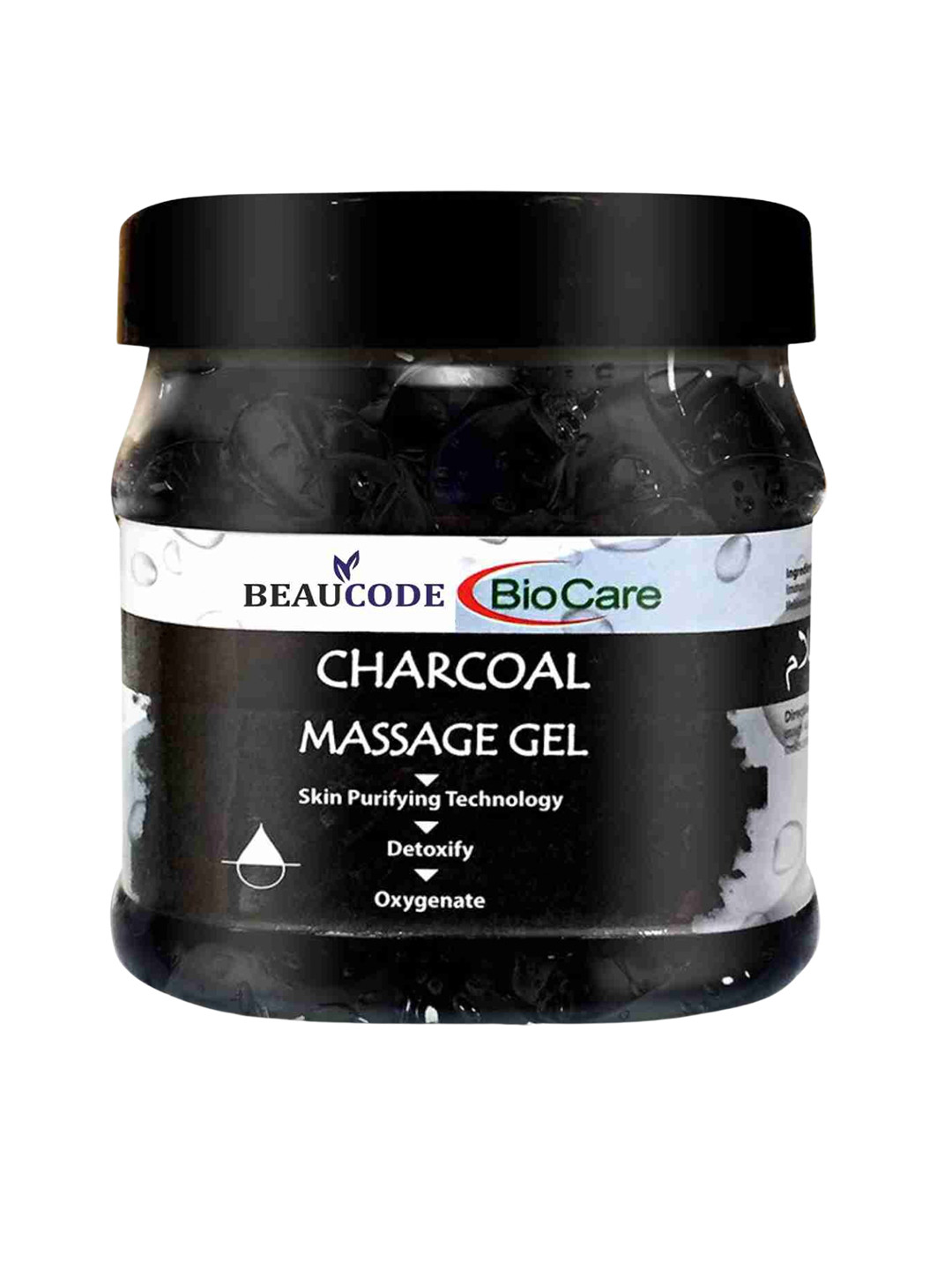 

BEAUCODE BIOCARE Charcoal Massage Gel with Skin Purifying Technology - 250ml, Black