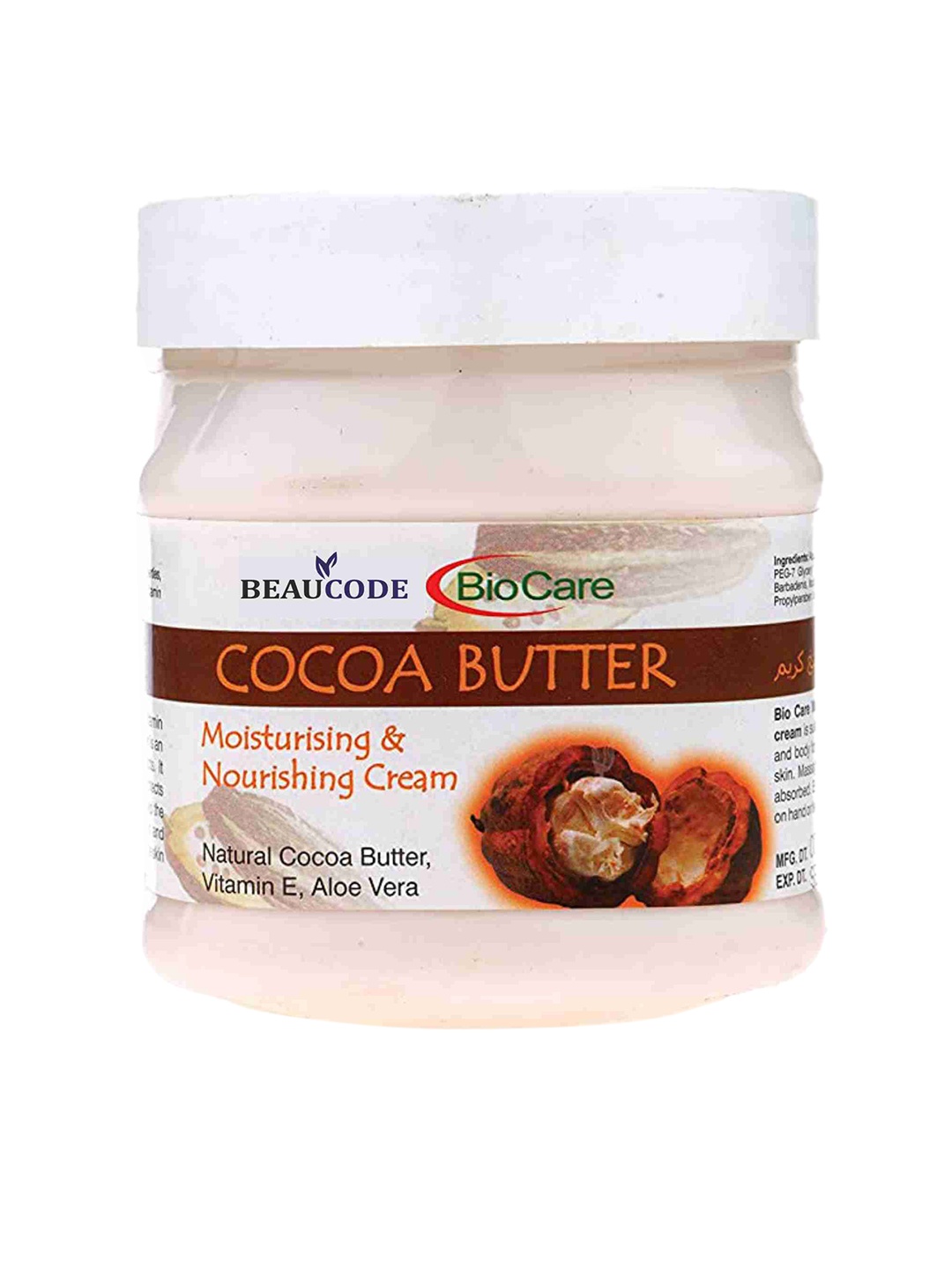 

BEAUCODE BIOCARE Cocoa Butter Moisturizing & Nourishing Cream - 250 ml, Off white