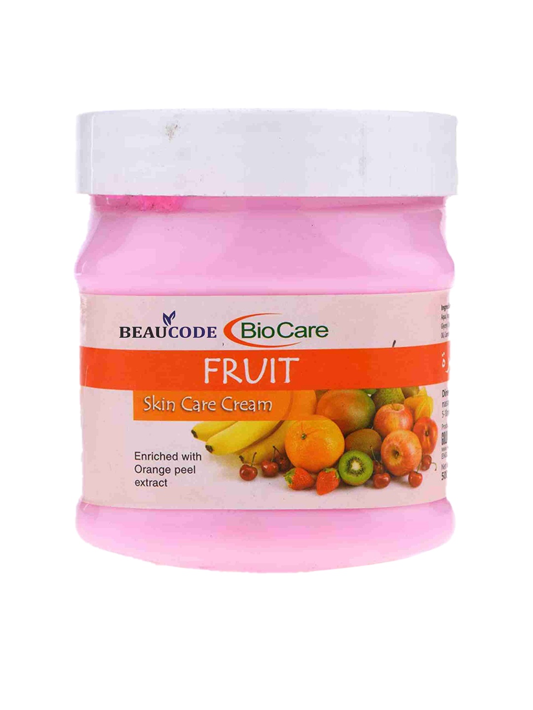 

BEAUCODE BIOCARE Fruit Skin Care Cream with Orange Peel Extract - 250 ml, Pink